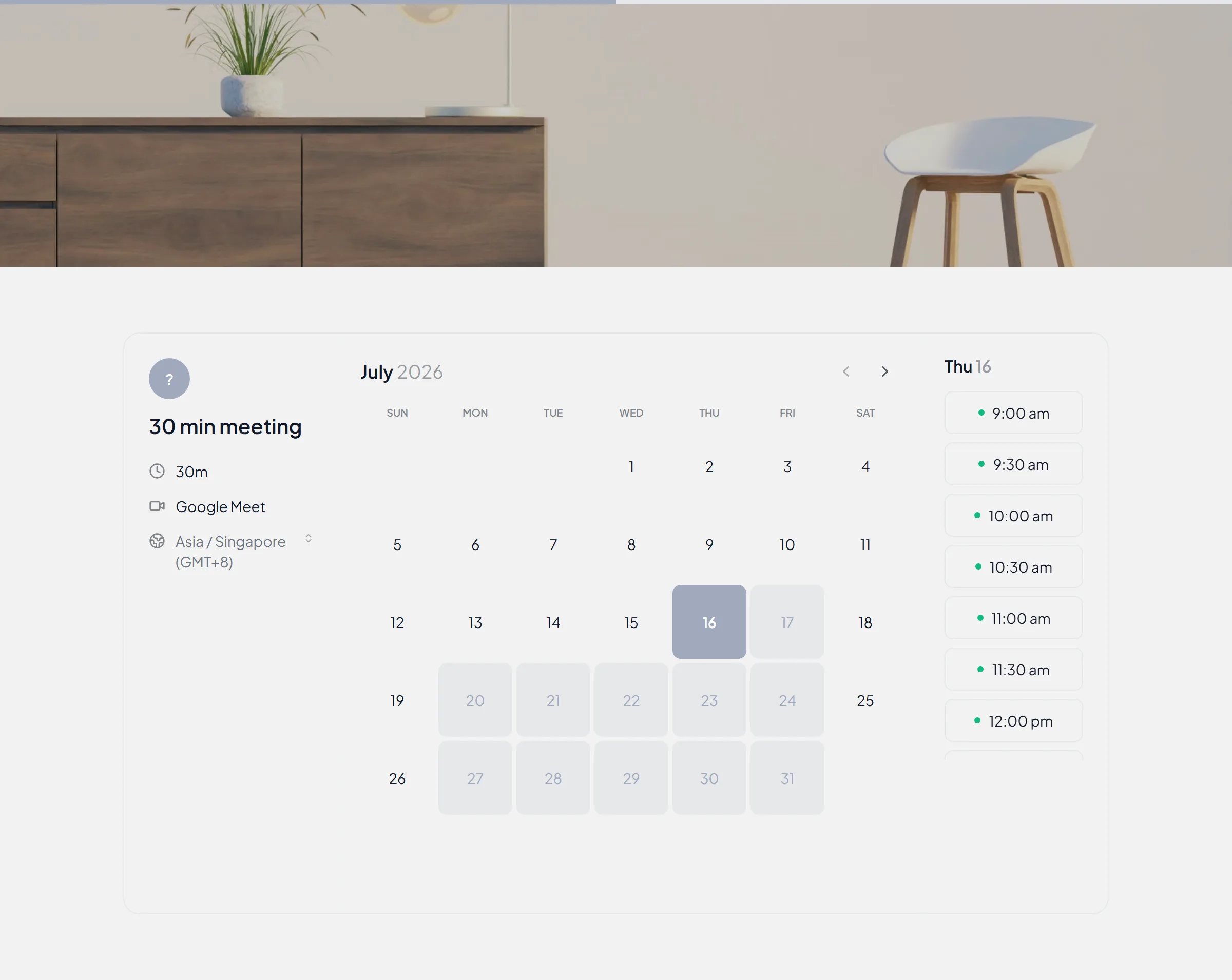 Schedule a Call preview
