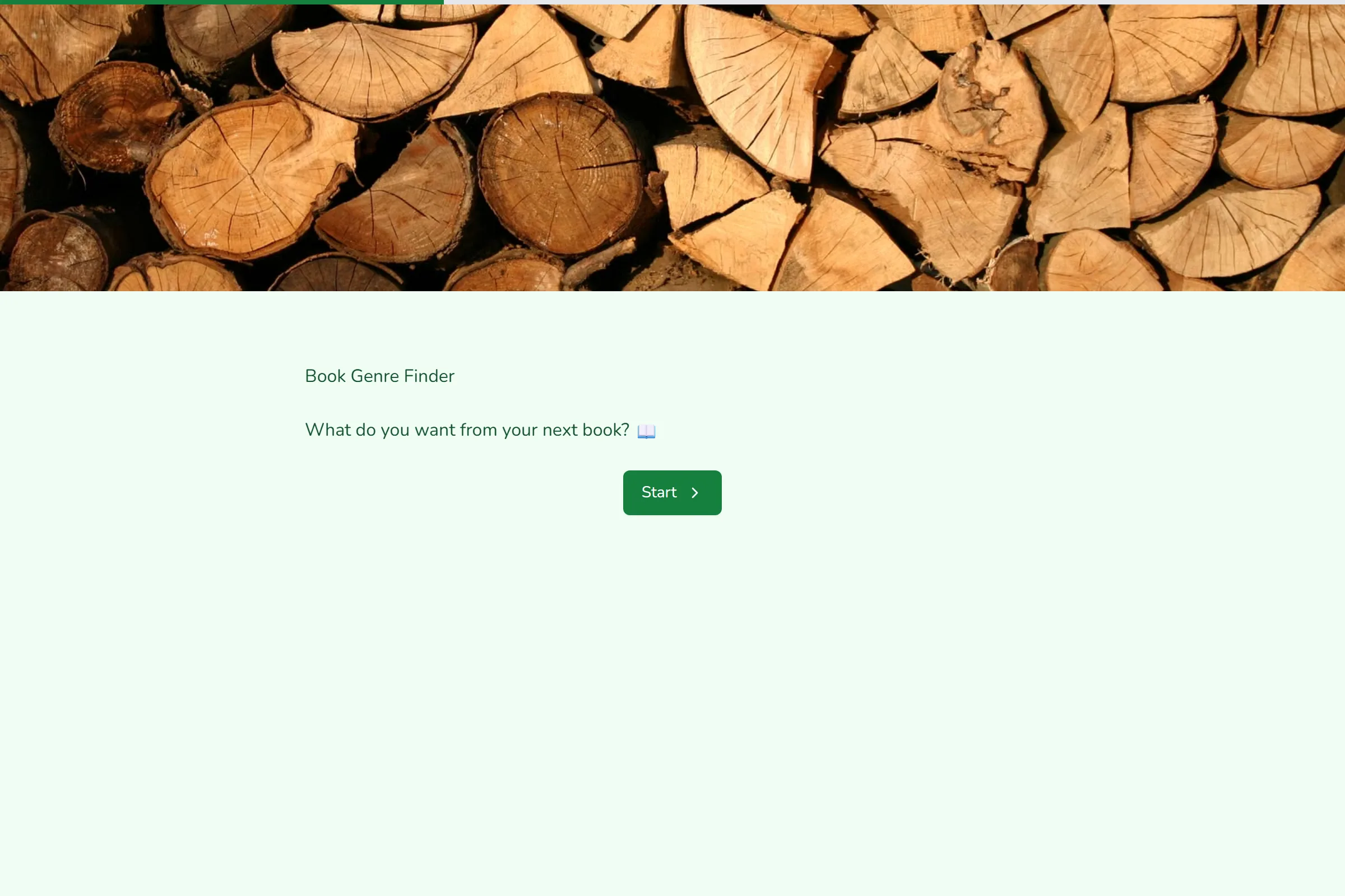 Book Genre Finder template preview