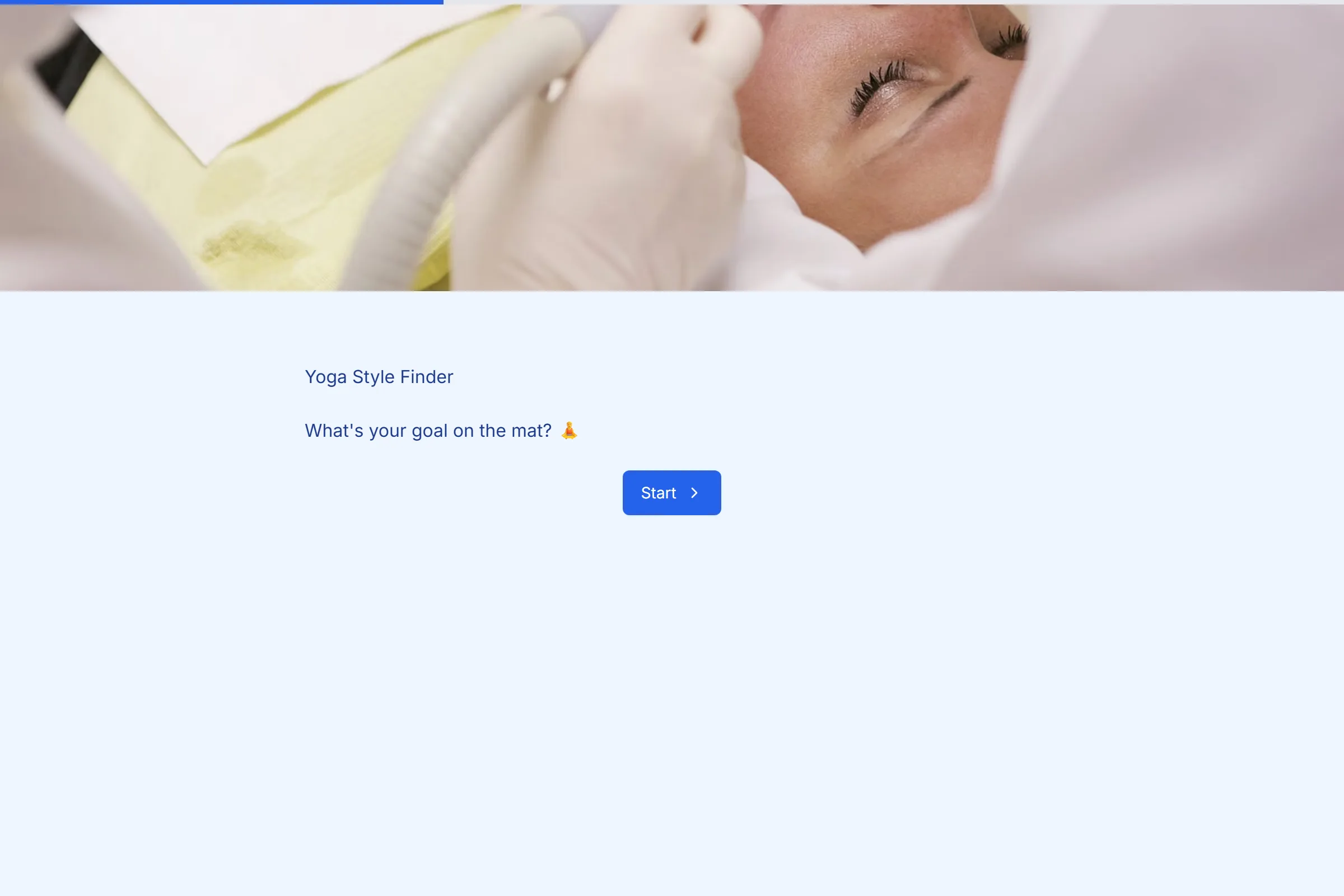 Yoga Style Finder template preview