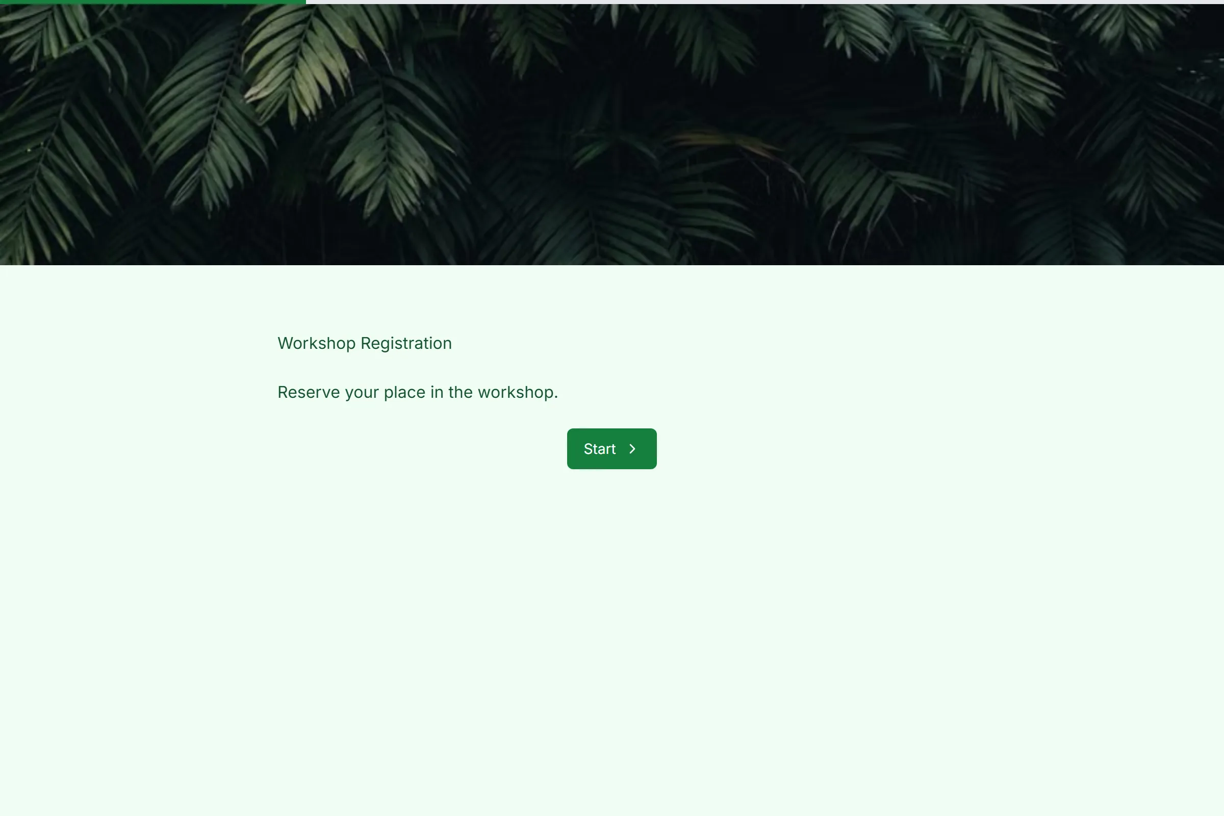 Workshop Registration template preview