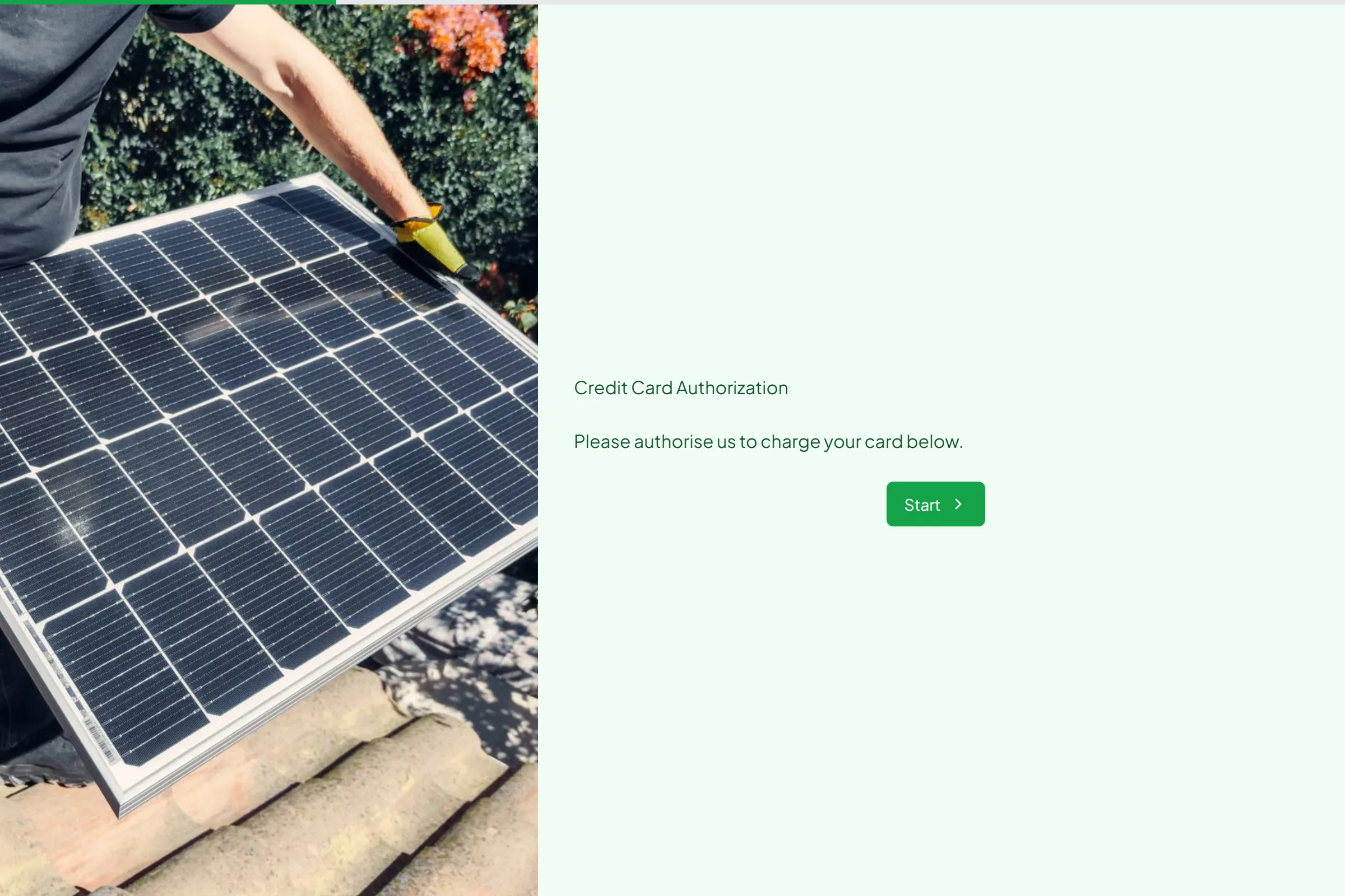 Credit Card Authorization template preview