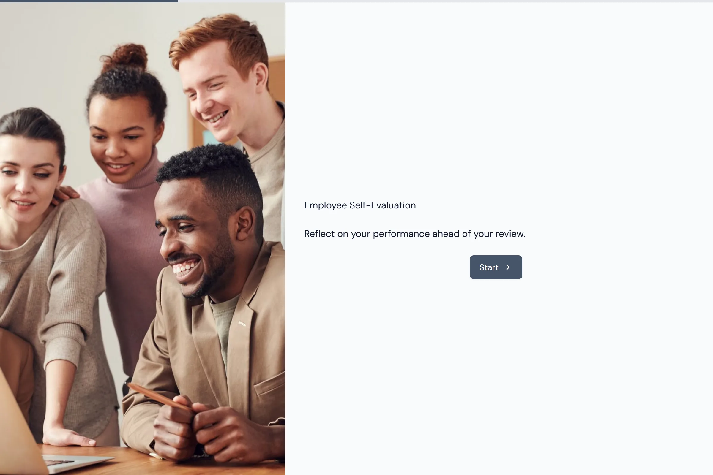 Employee Self-Evaluation template preview