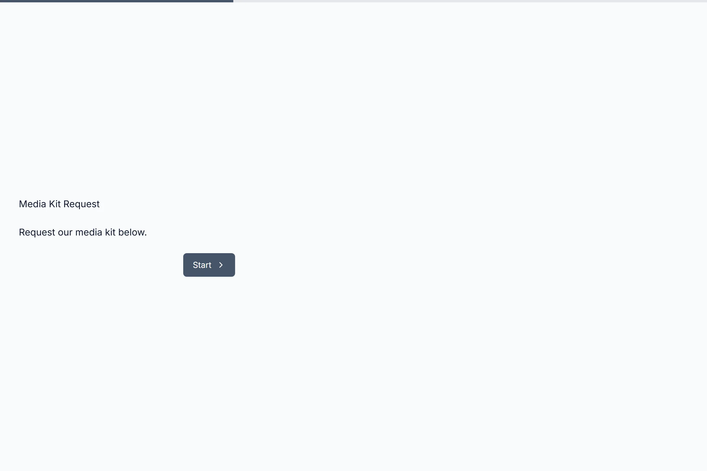 Media Kit Request template preview