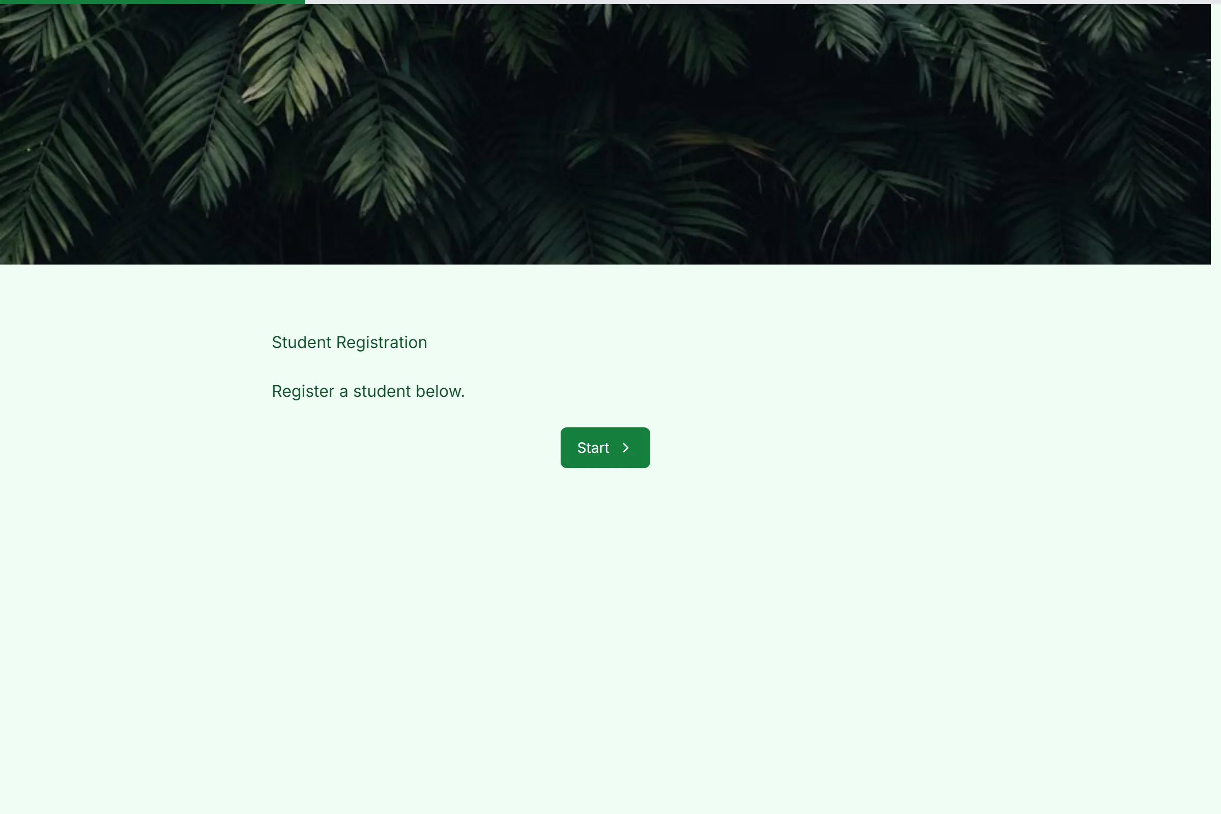 Student Registration template preview