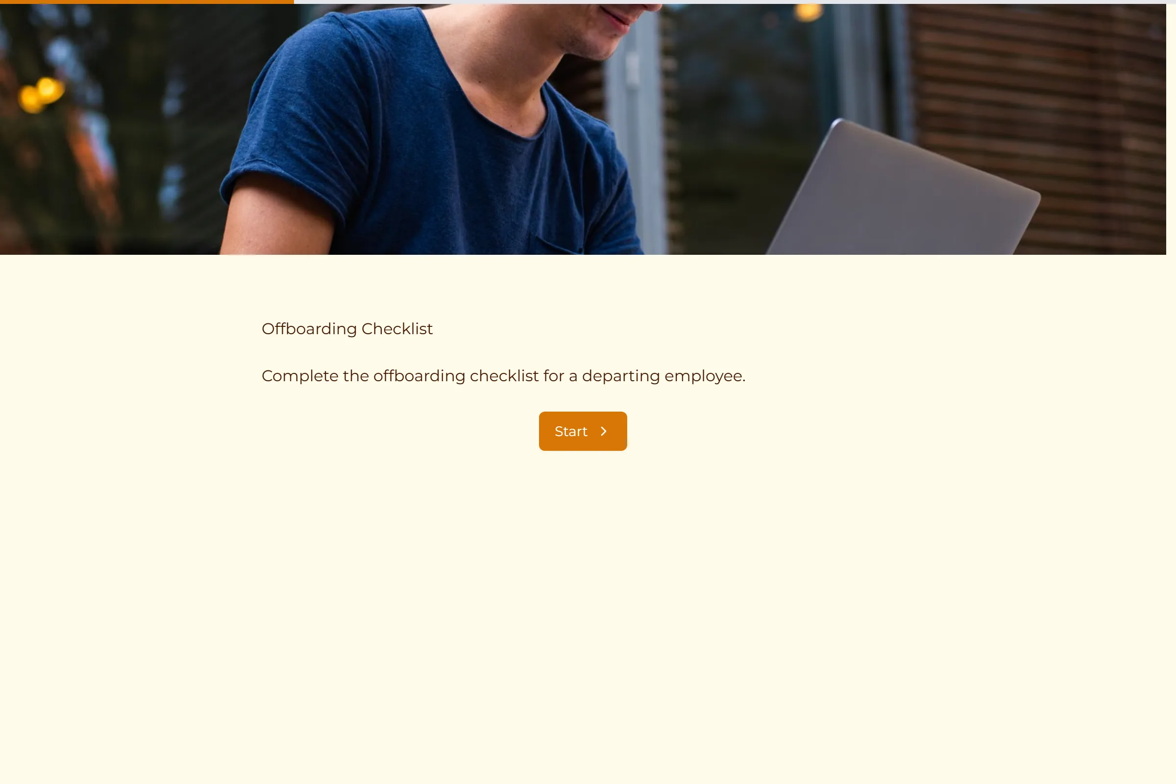 Offboarding Checklist template preview
