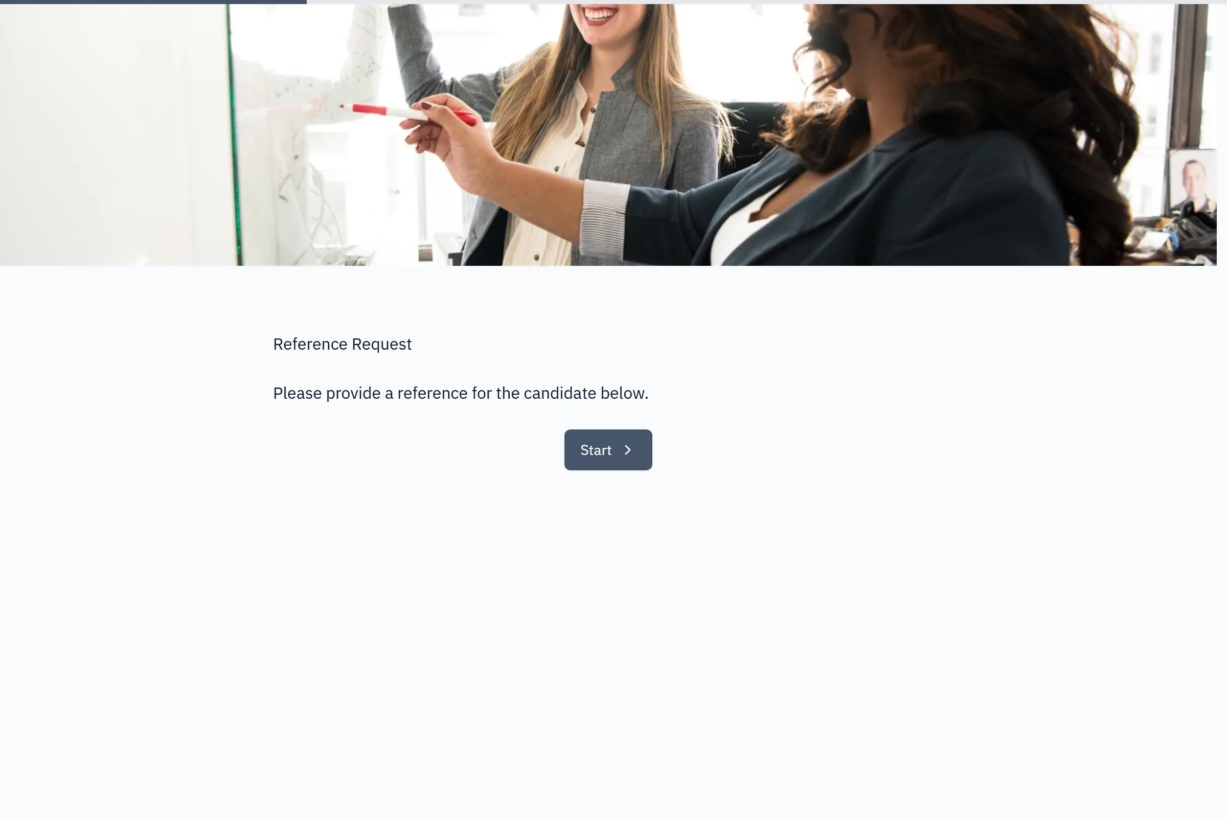 Reference Request template preview