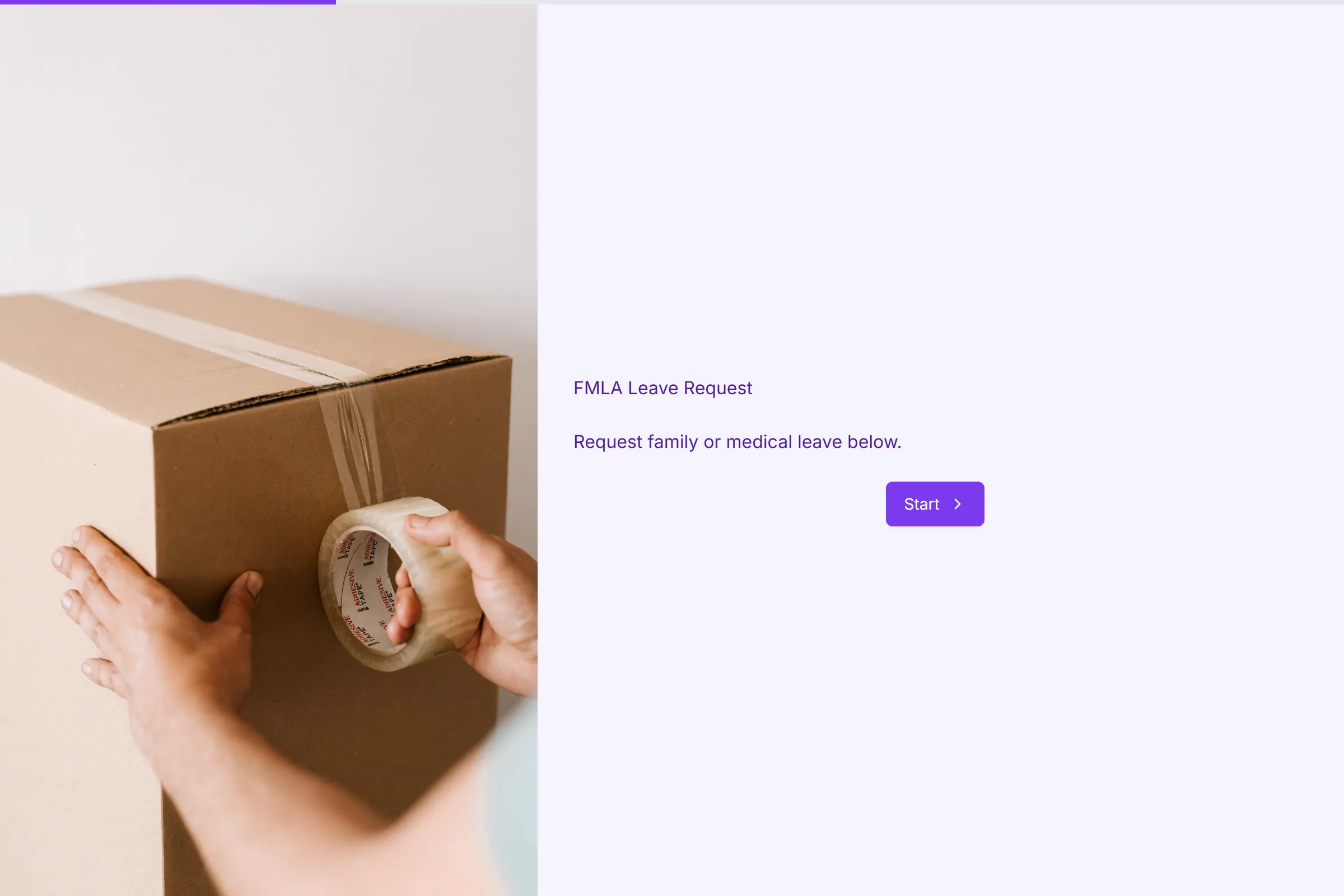 FMLA Leave Request template preview