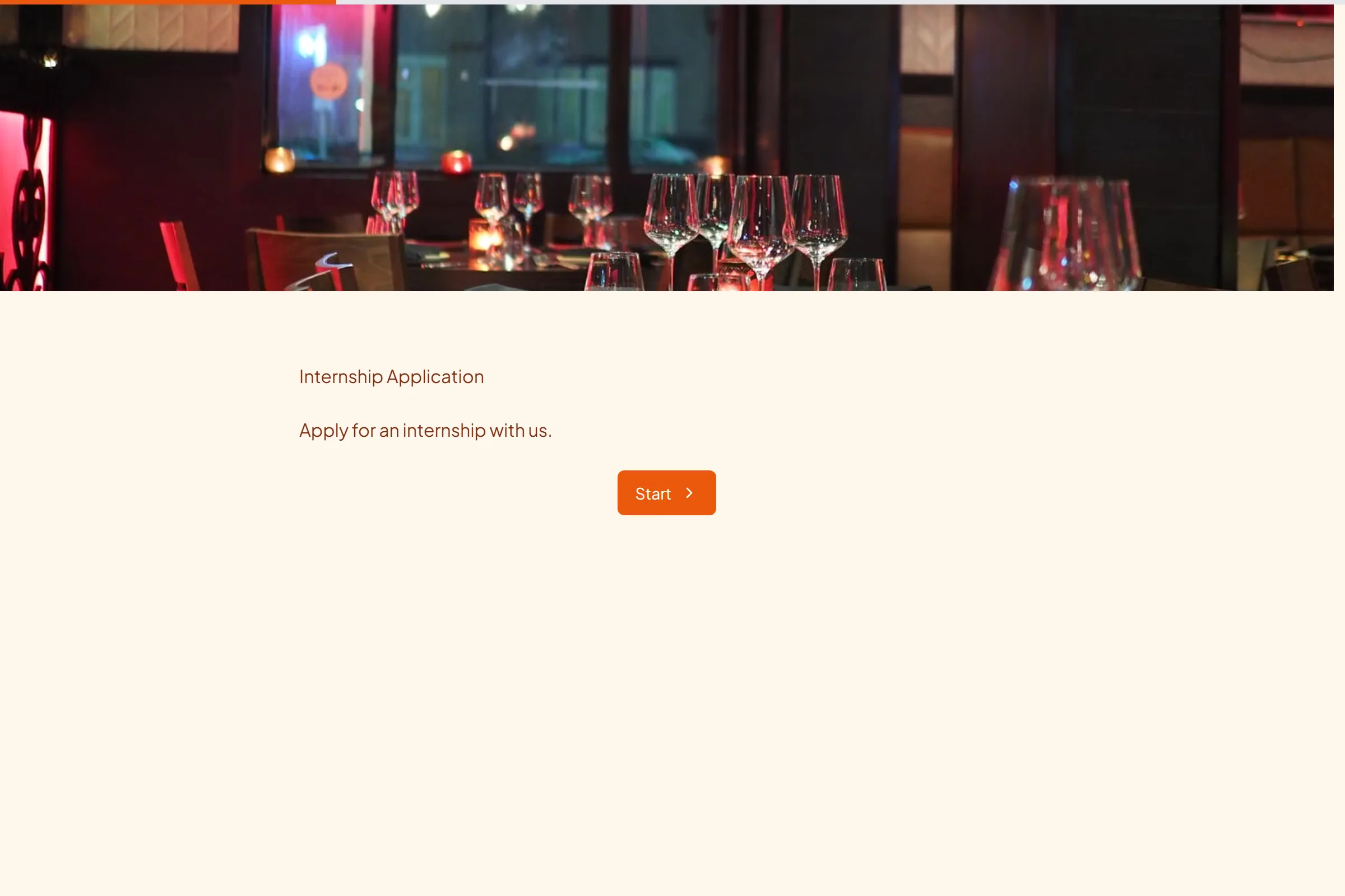Internship Application template preview