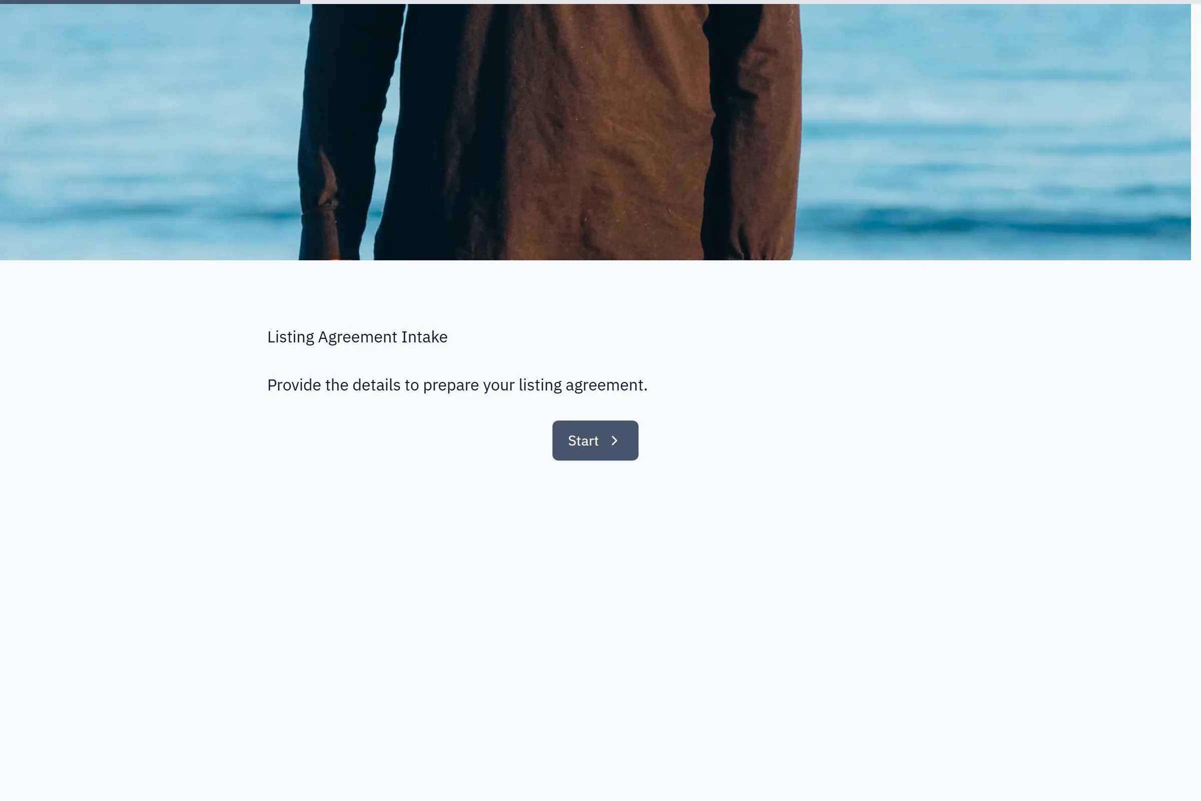 Listing Agreement Intake template preview