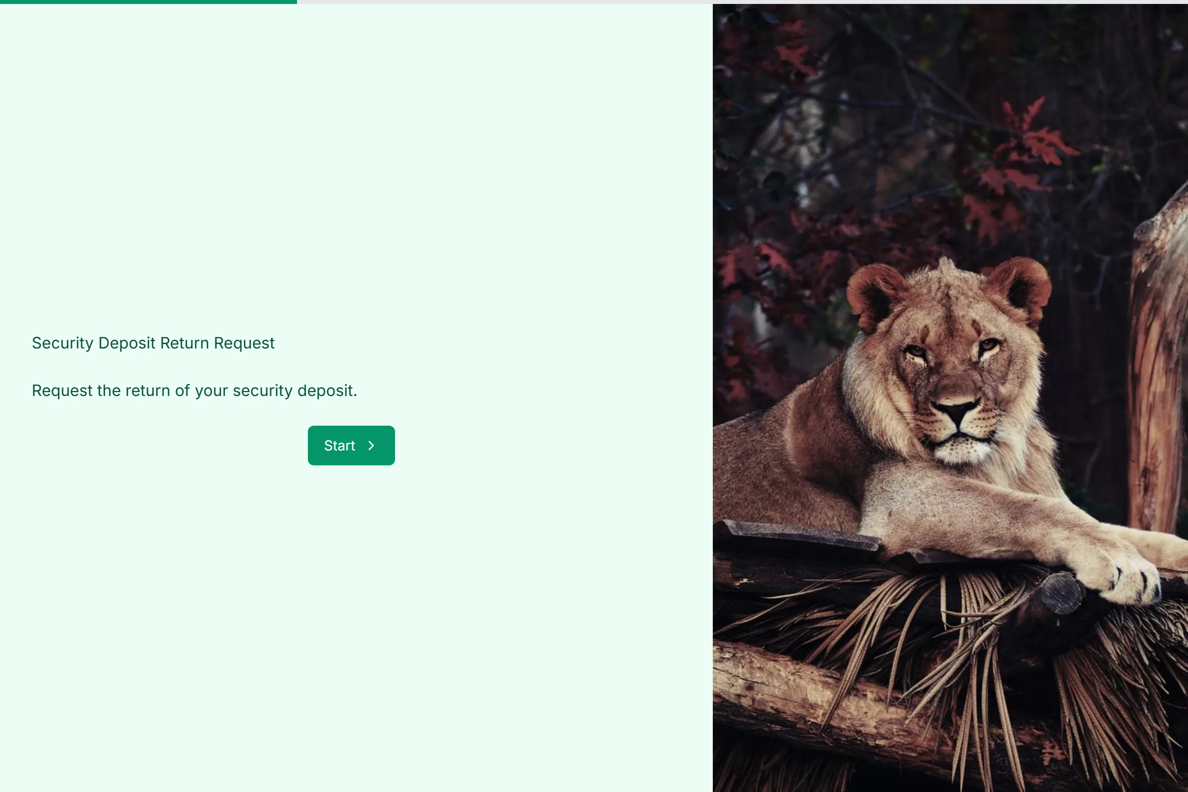 Security Deposit Return Request template preview