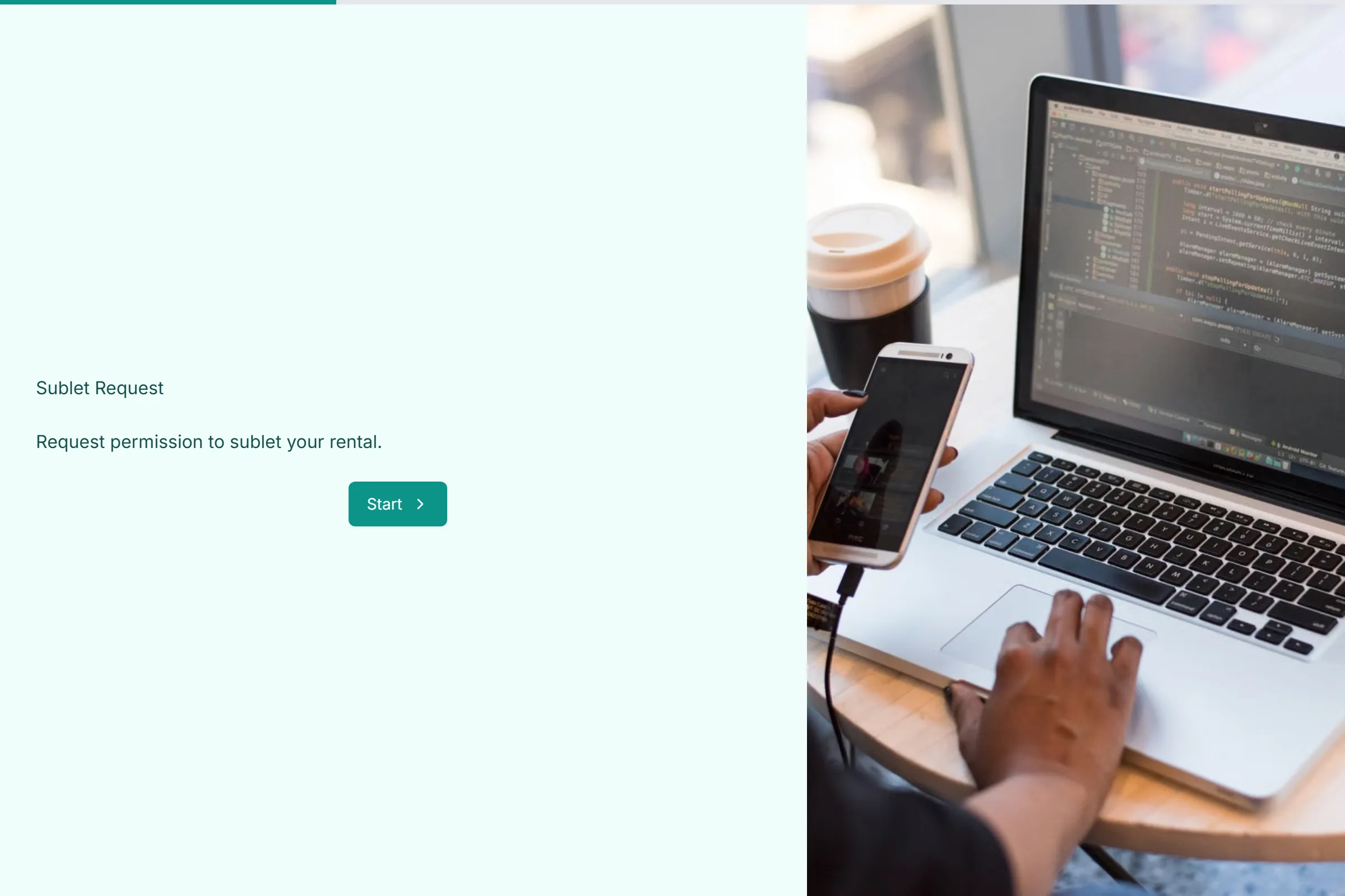 Sublet Request template preview