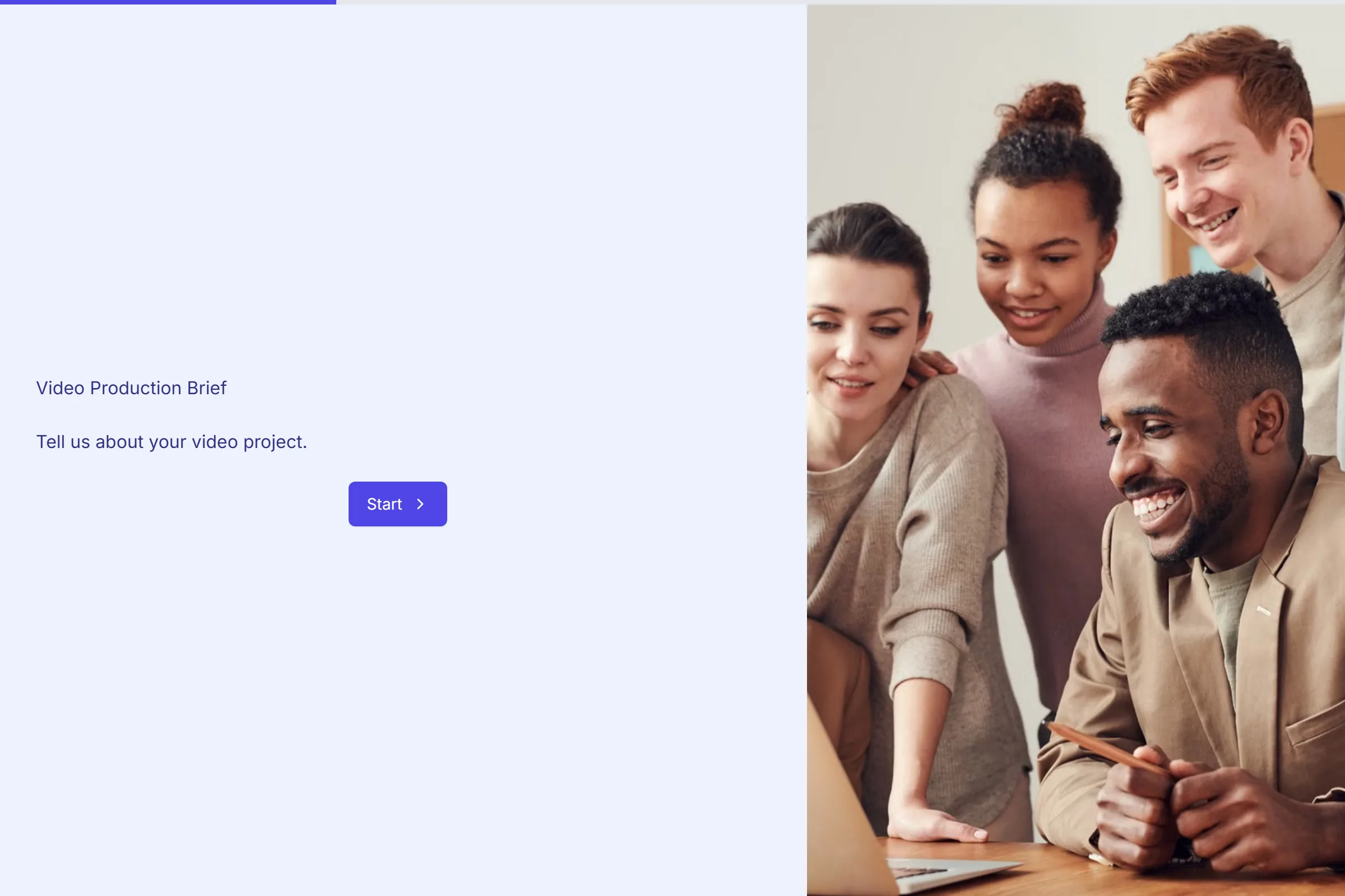 Video Production Brief template preview