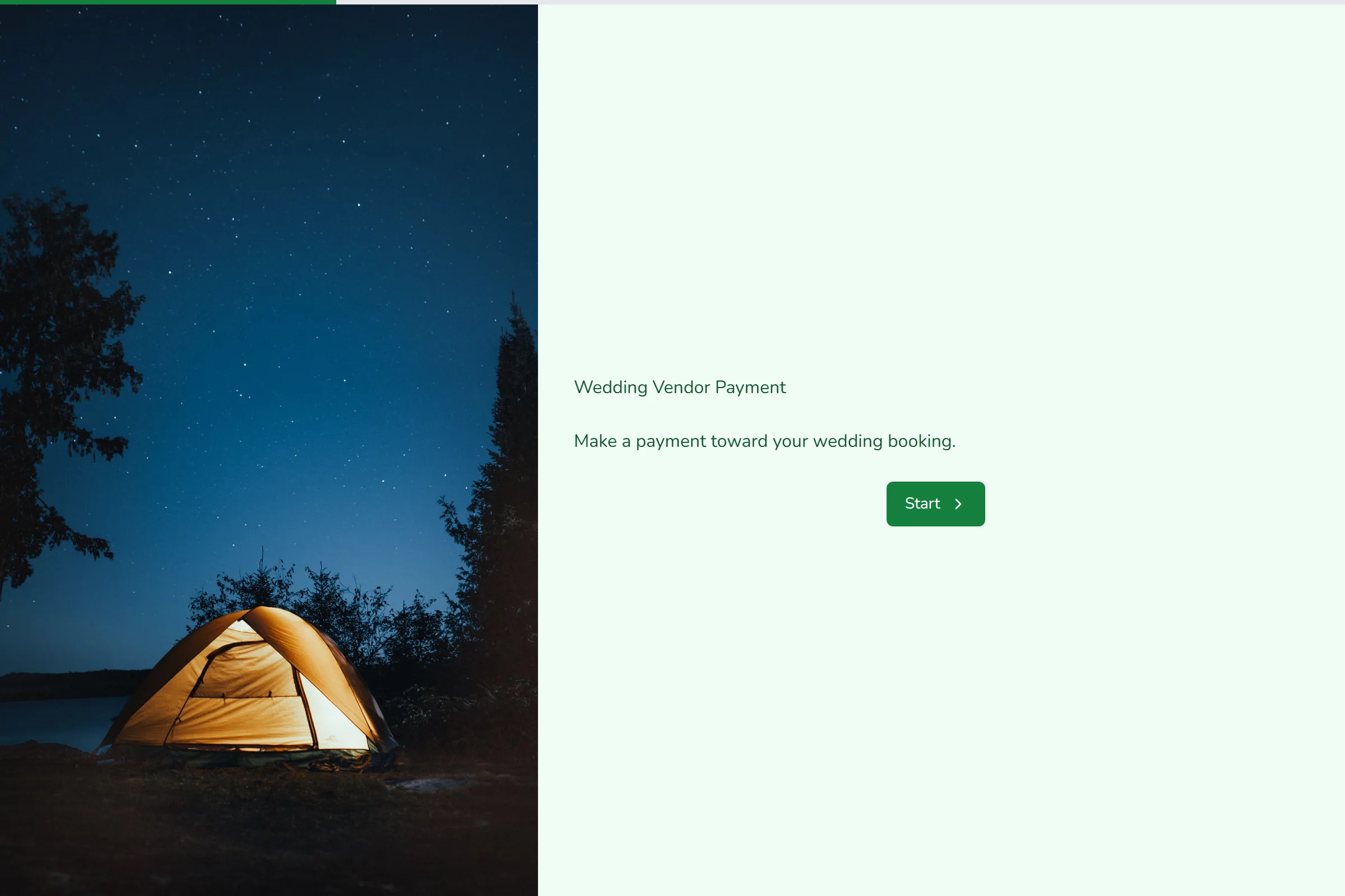 Wedding Vendor Payment template preview