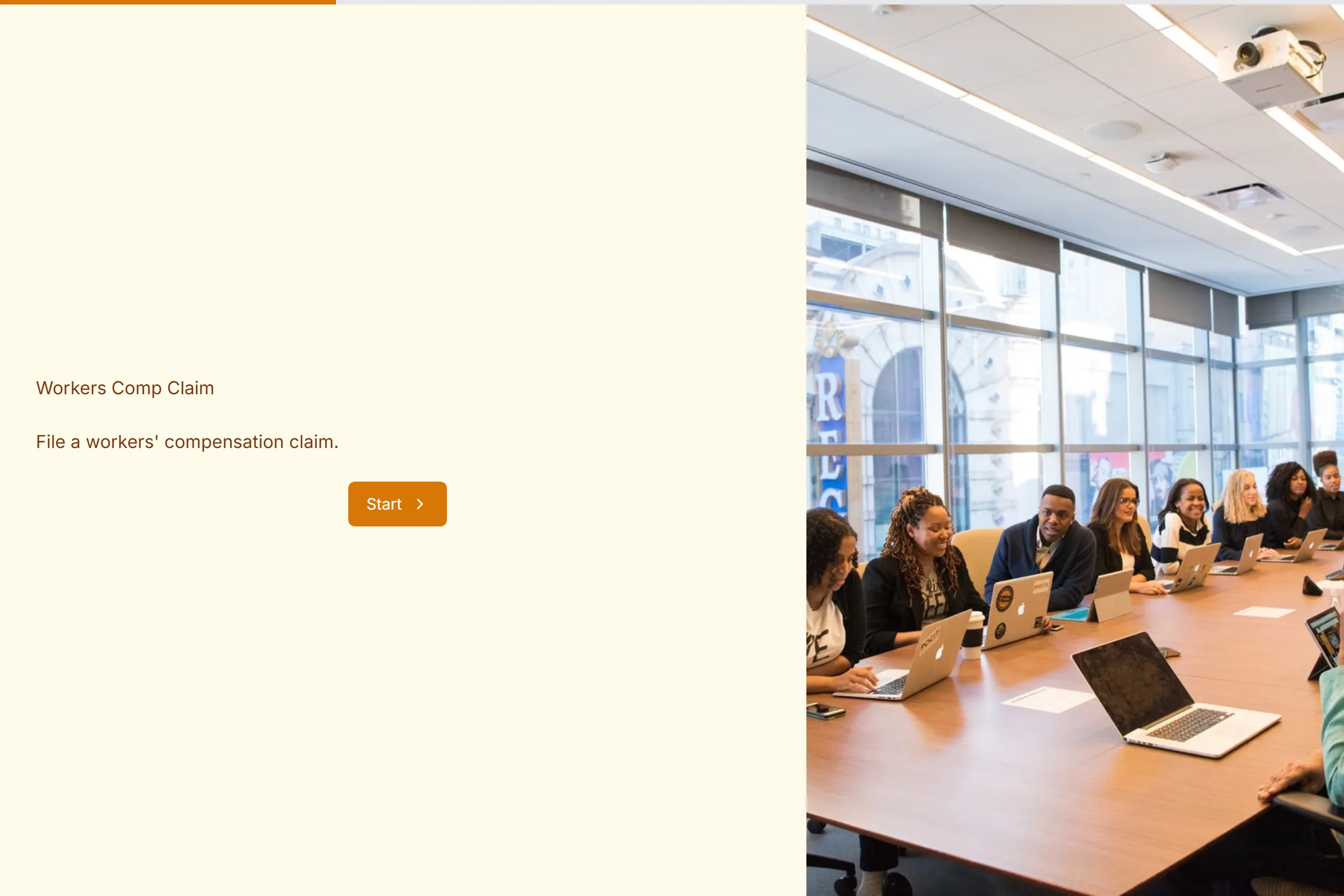Workers Comp Claim template preview