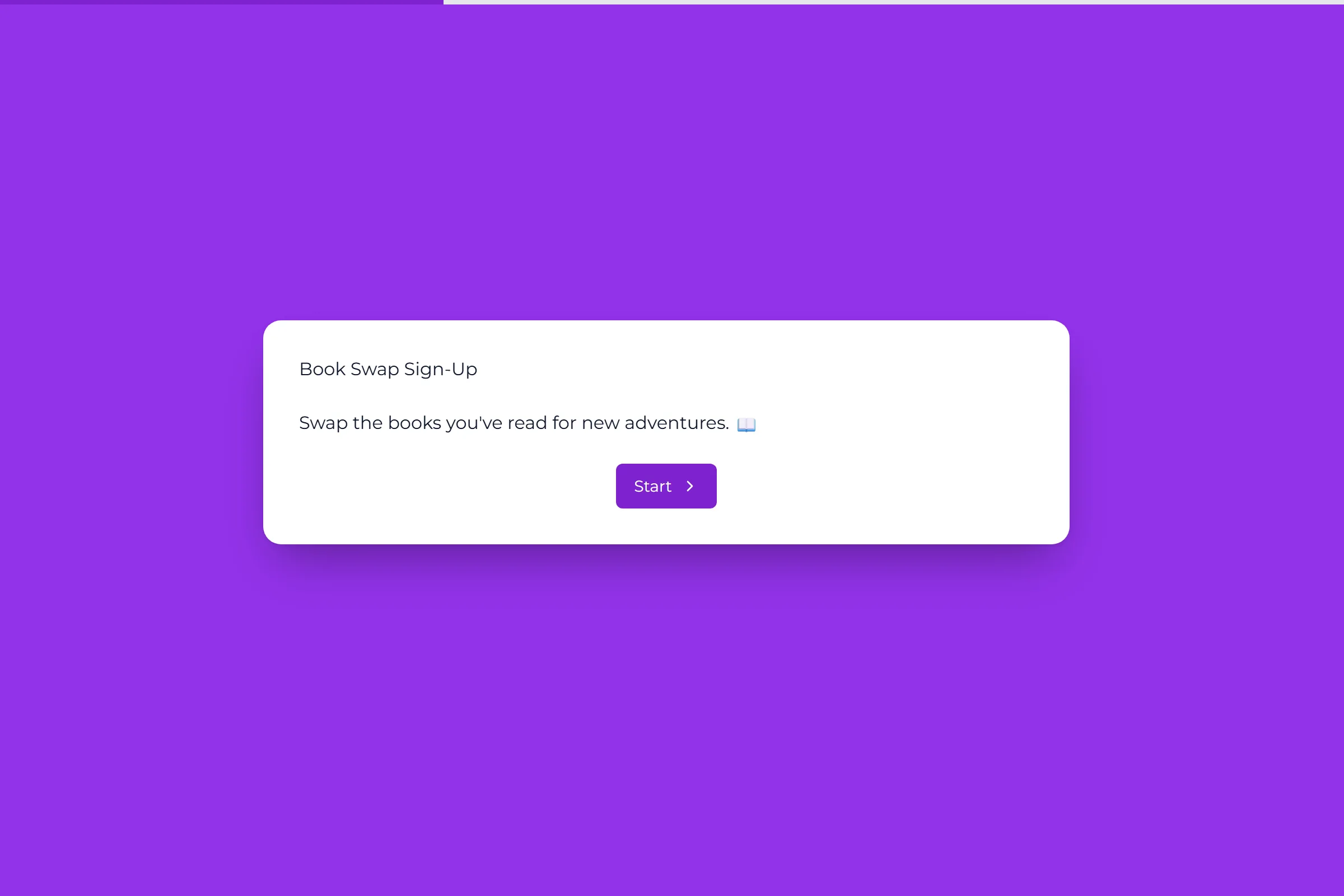 Book Swap Sign-Up template preview