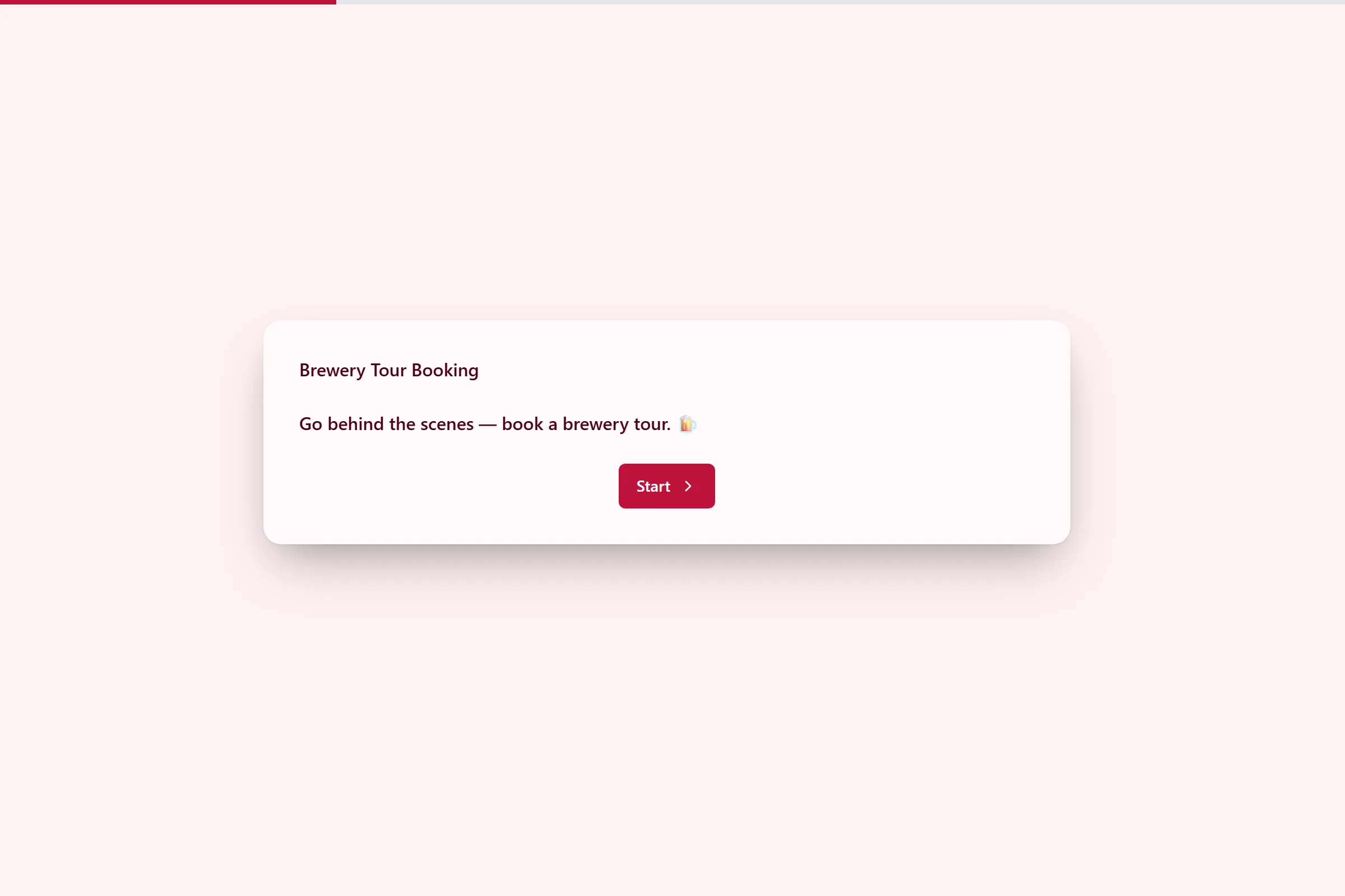 Brewery Tour Booking template preview