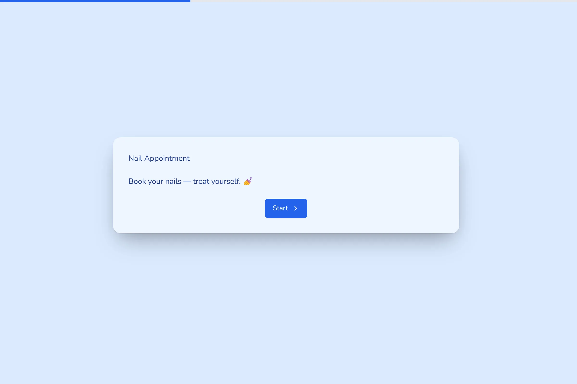 Nail Appointment template preview