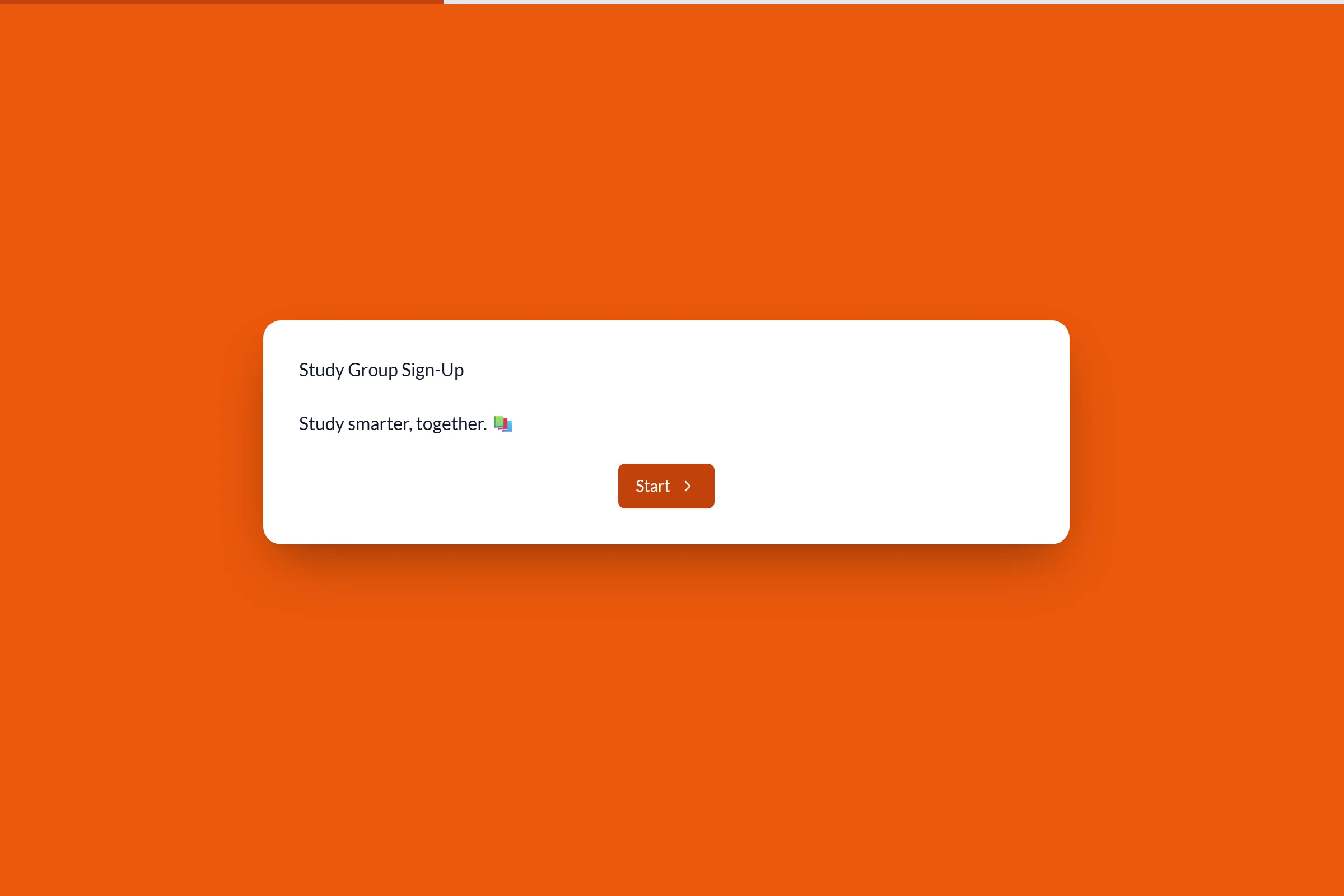 Study Group Sign-Up template preview