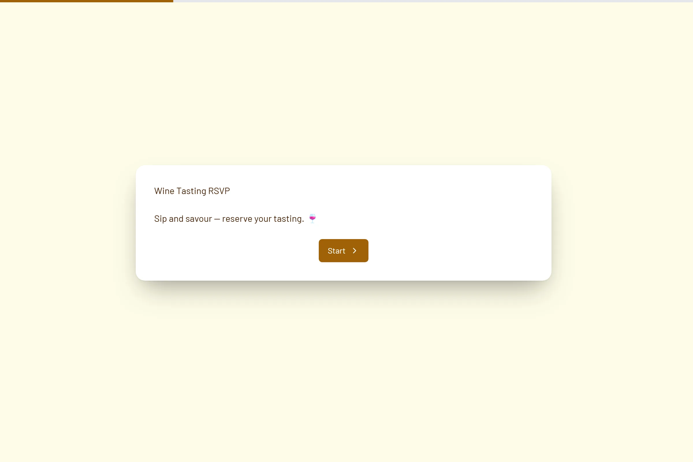 Wine Tasting RSVP template preview