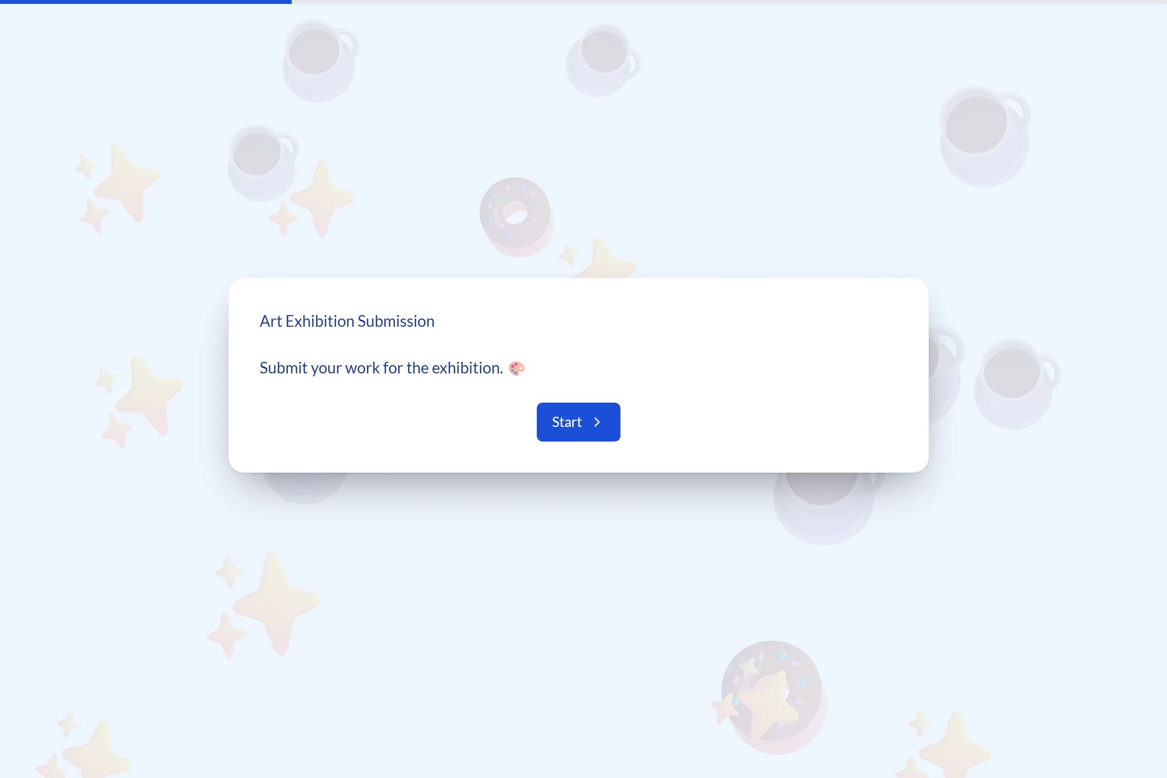 Art Exhibition Submission template preview