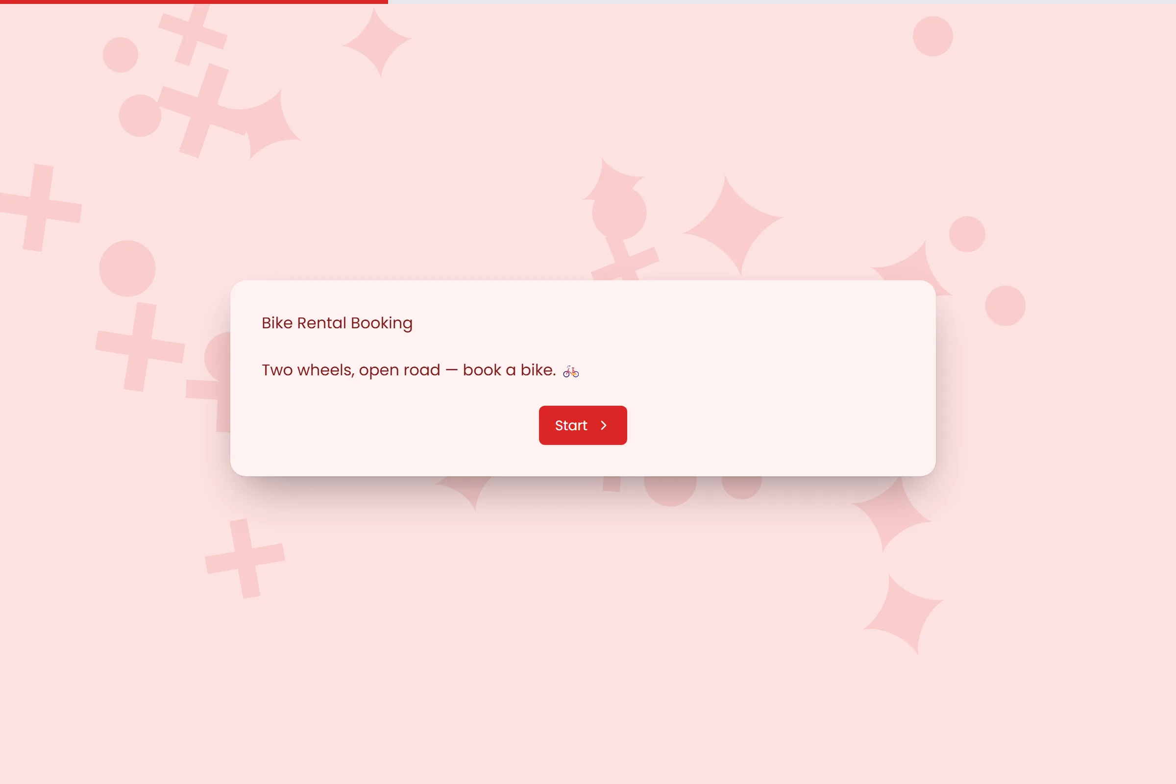 Bike Rental Booking template preview