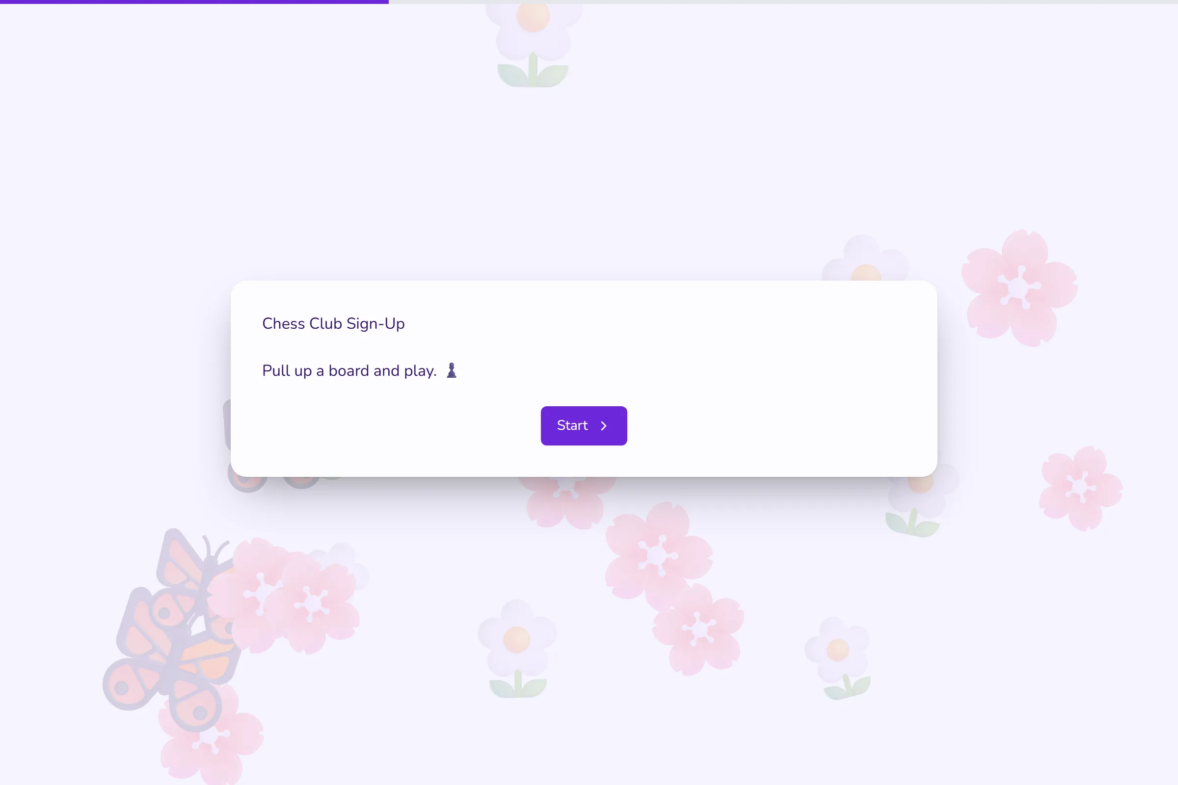 Chess Club Sign-Up template preview
