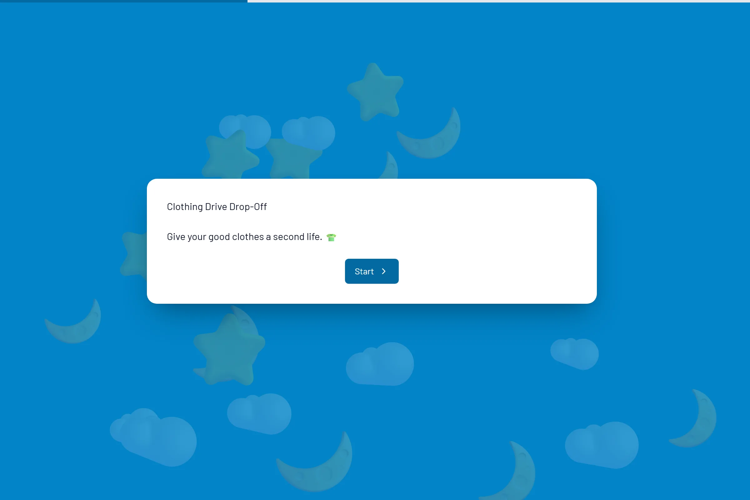Clothing Drive Drop-Off template preview