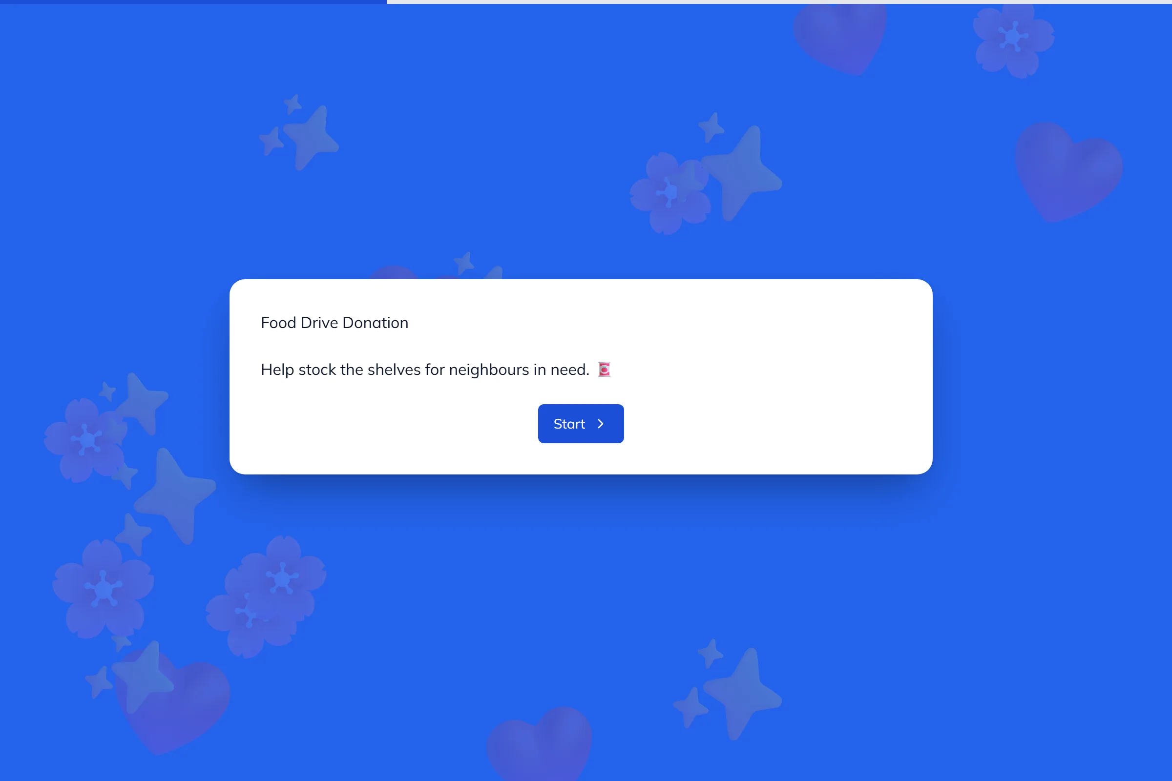Food Drive Donation template preview