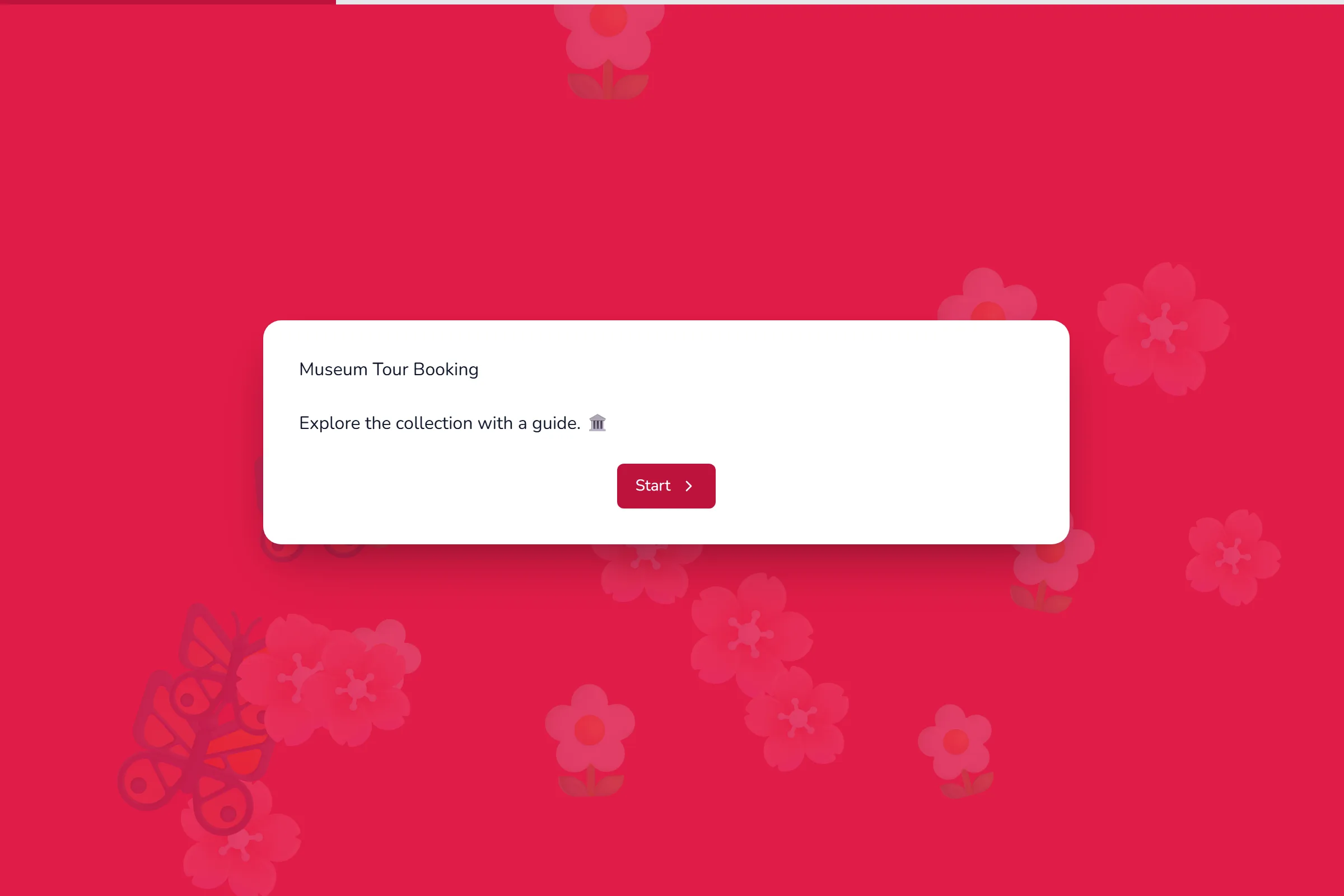 Museum Tour Booking template preview
