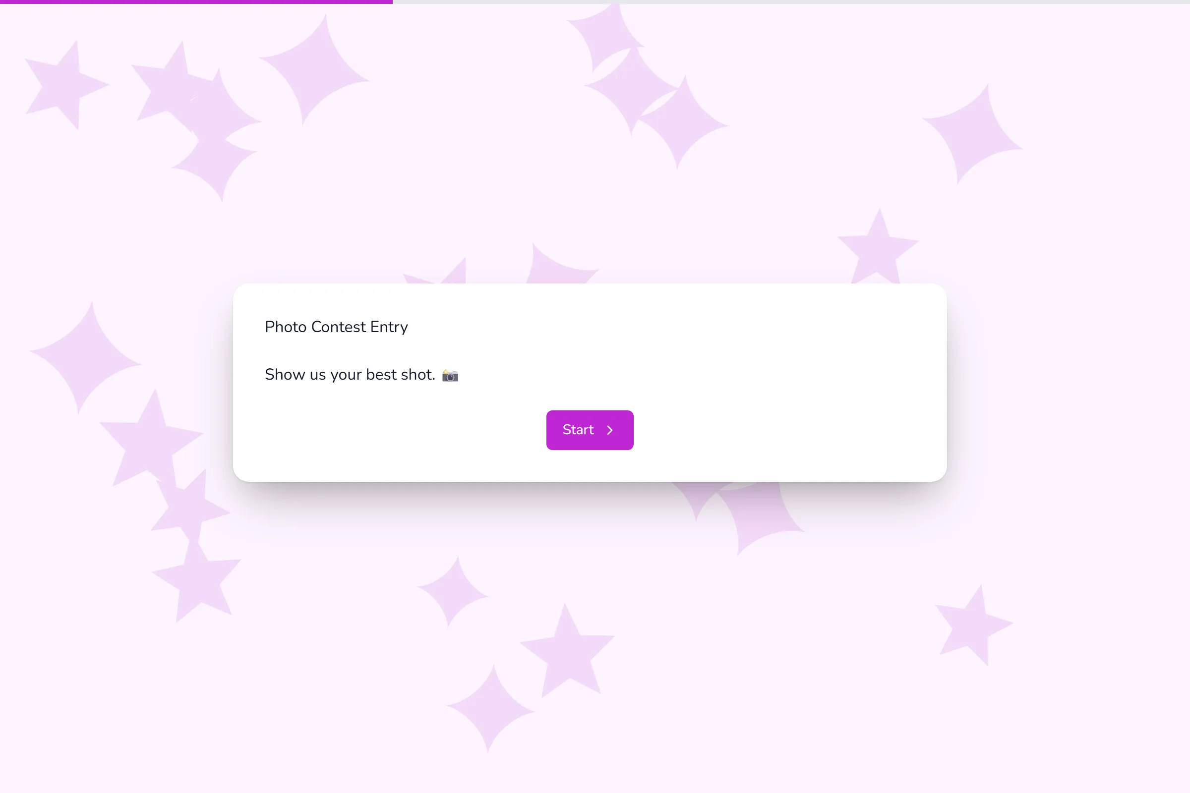 Photo Contest Entry template preview