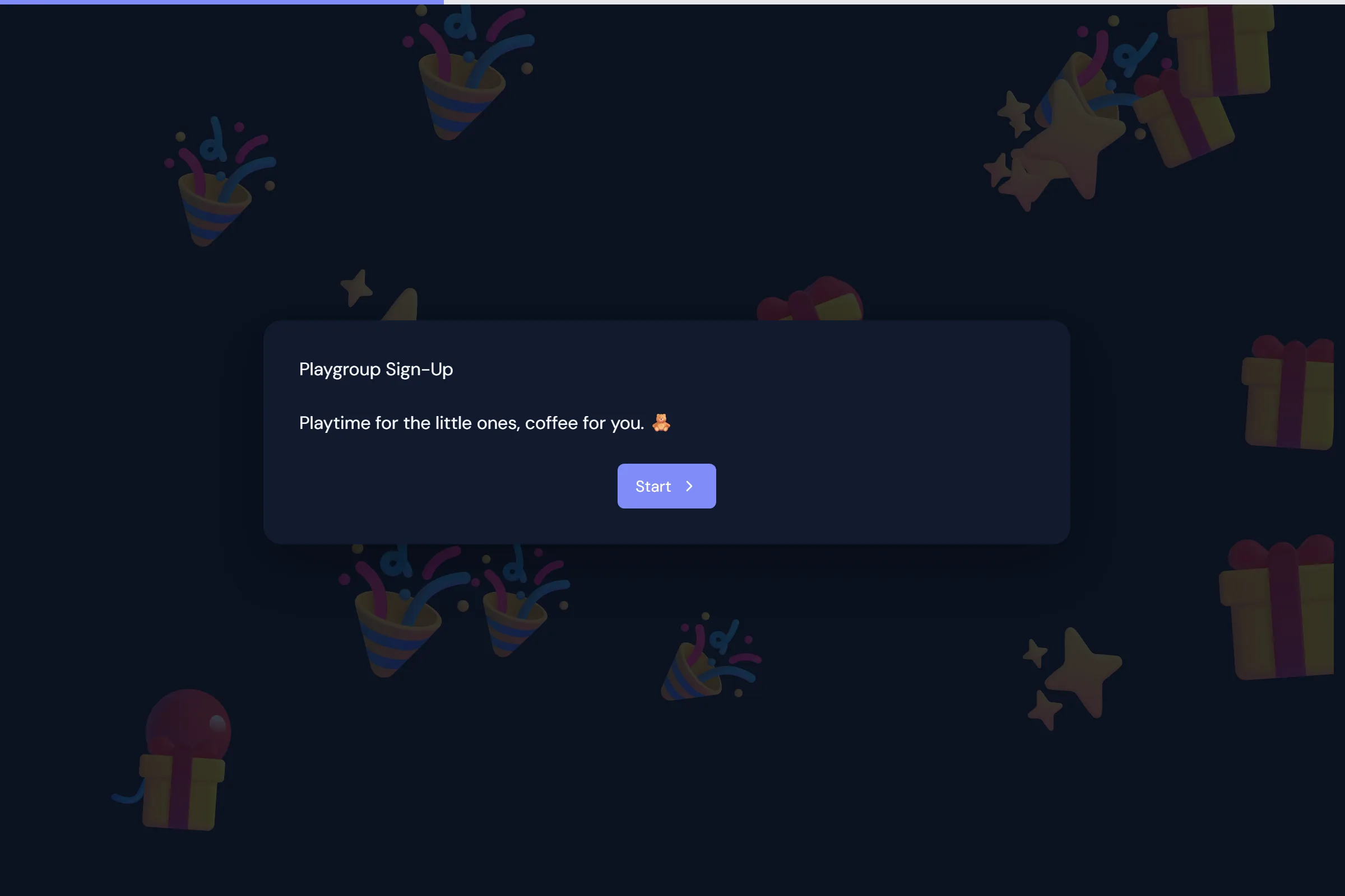 Playgroup Sign-Up template preview