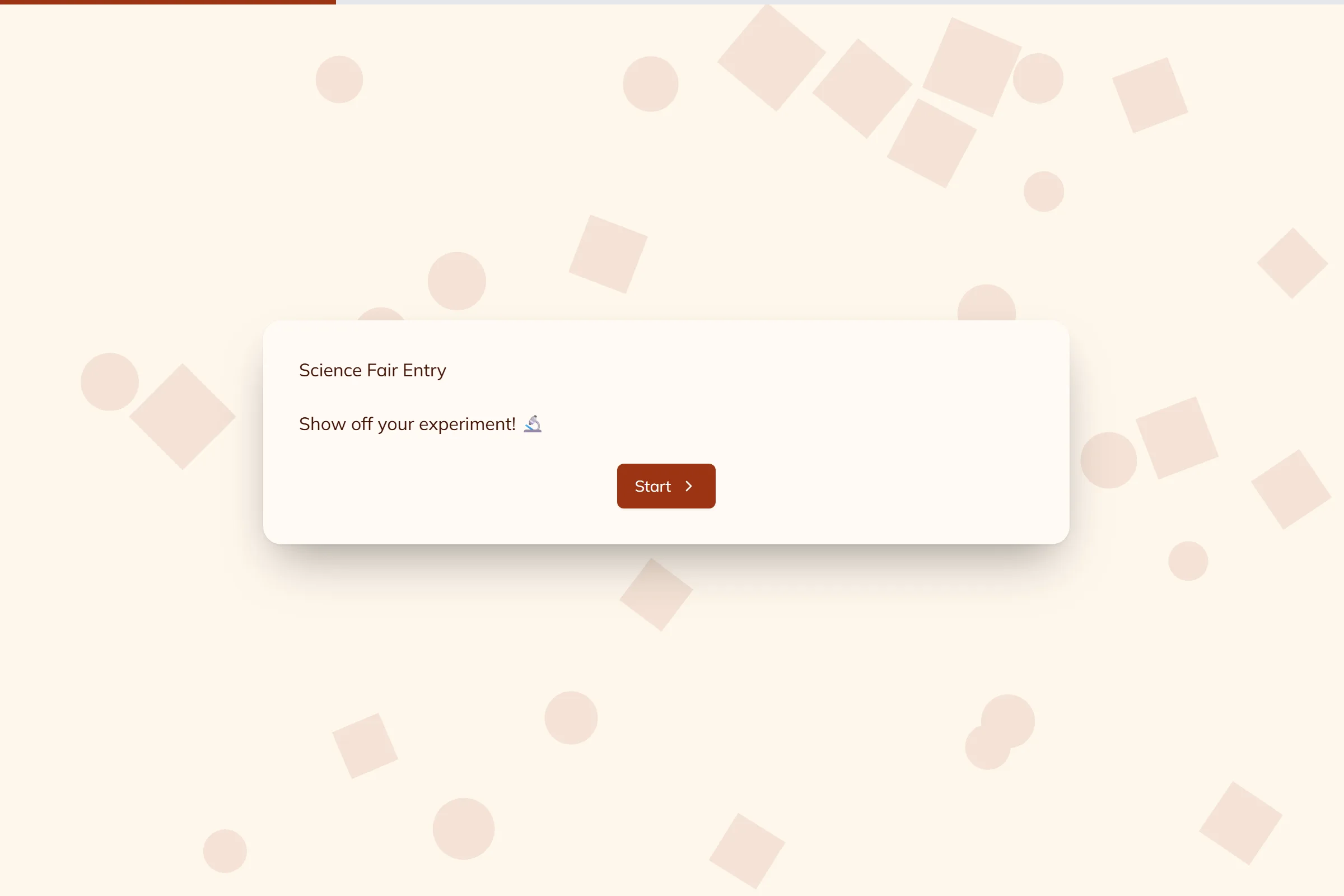 Science Fair Entry template preview