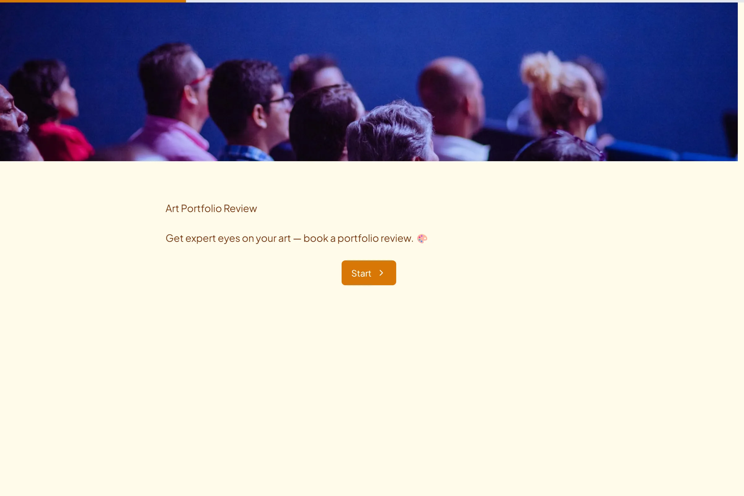 Art Portfolio Review template preview