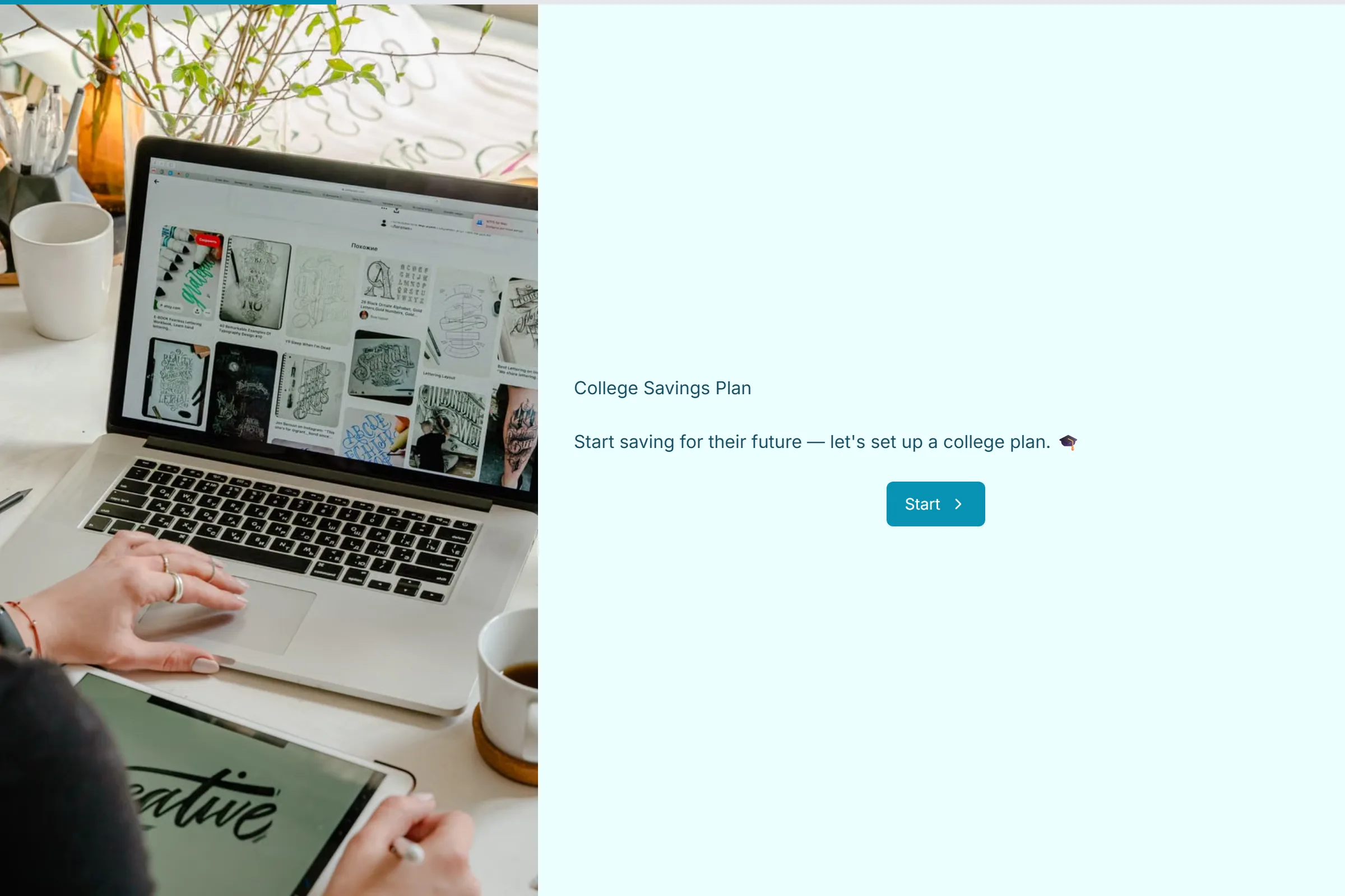 College Savings Plan template preview