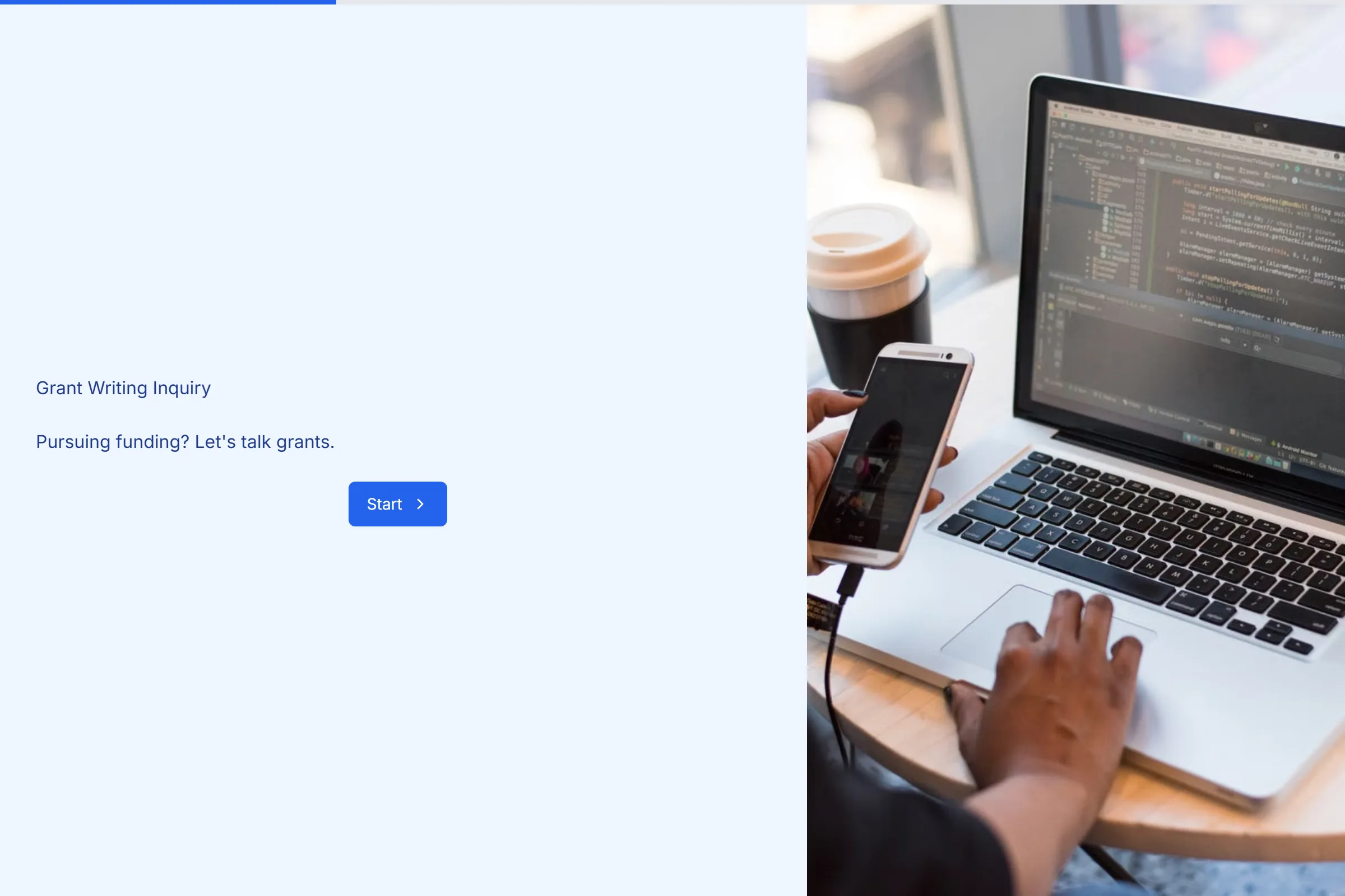 Grant Writing Inquiry template preview