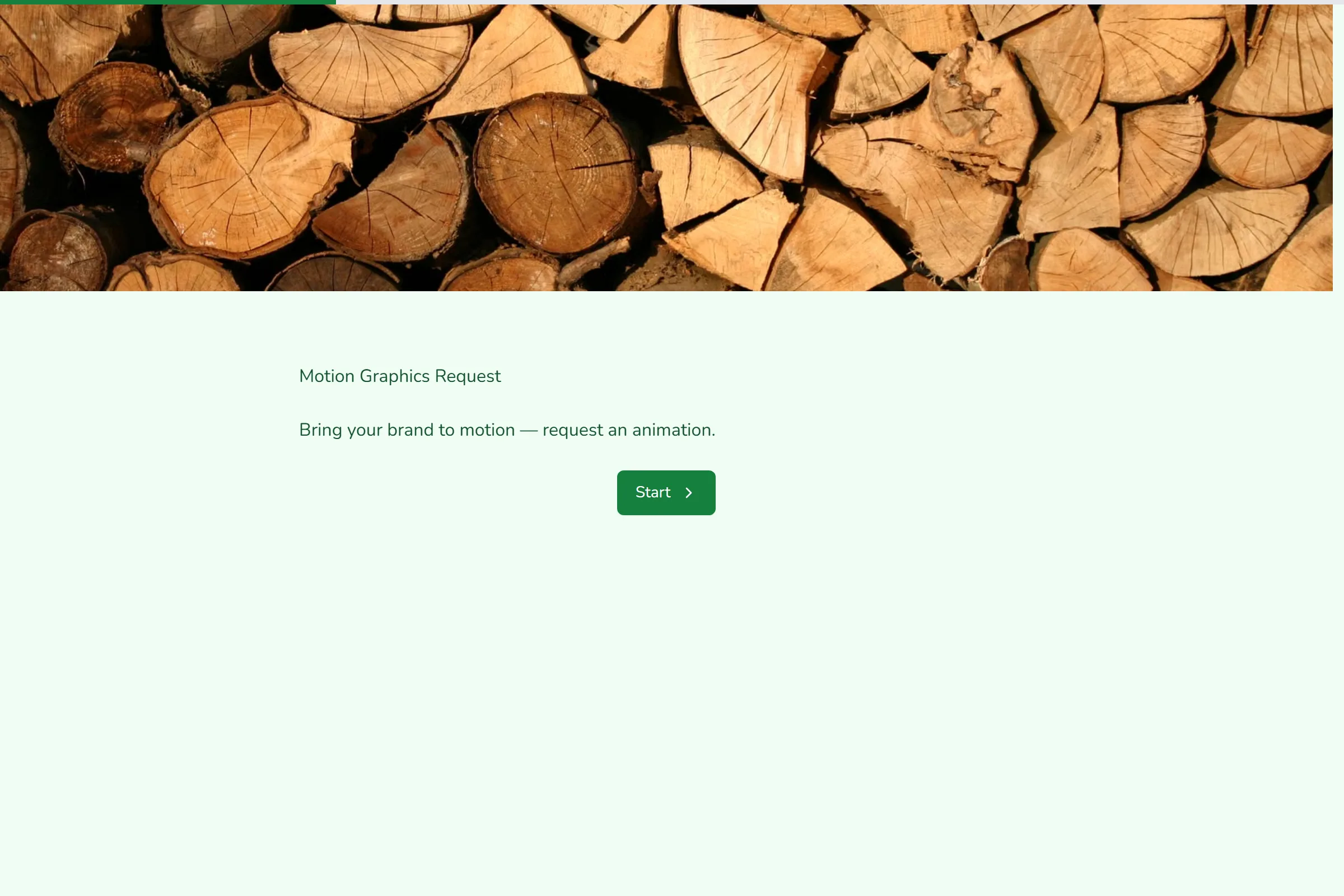Motion Graphics Request template preview