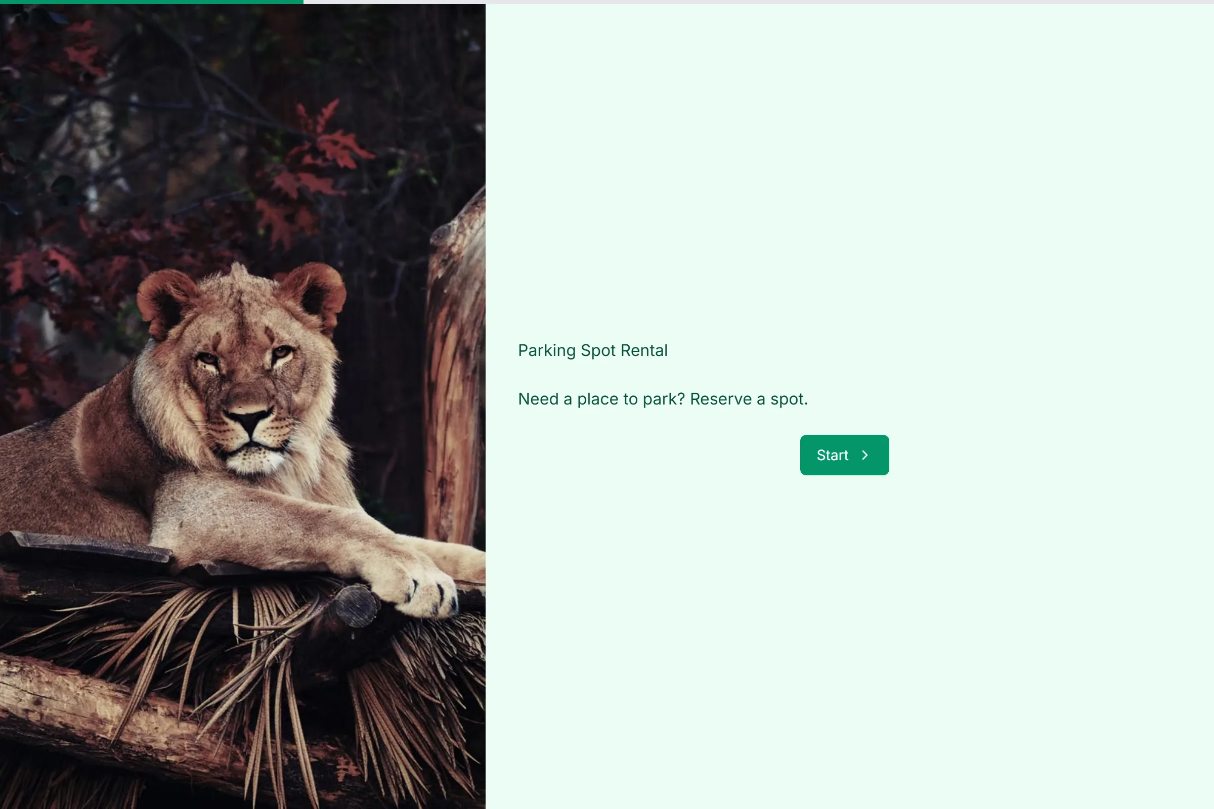 Parking Spot Rental template preview