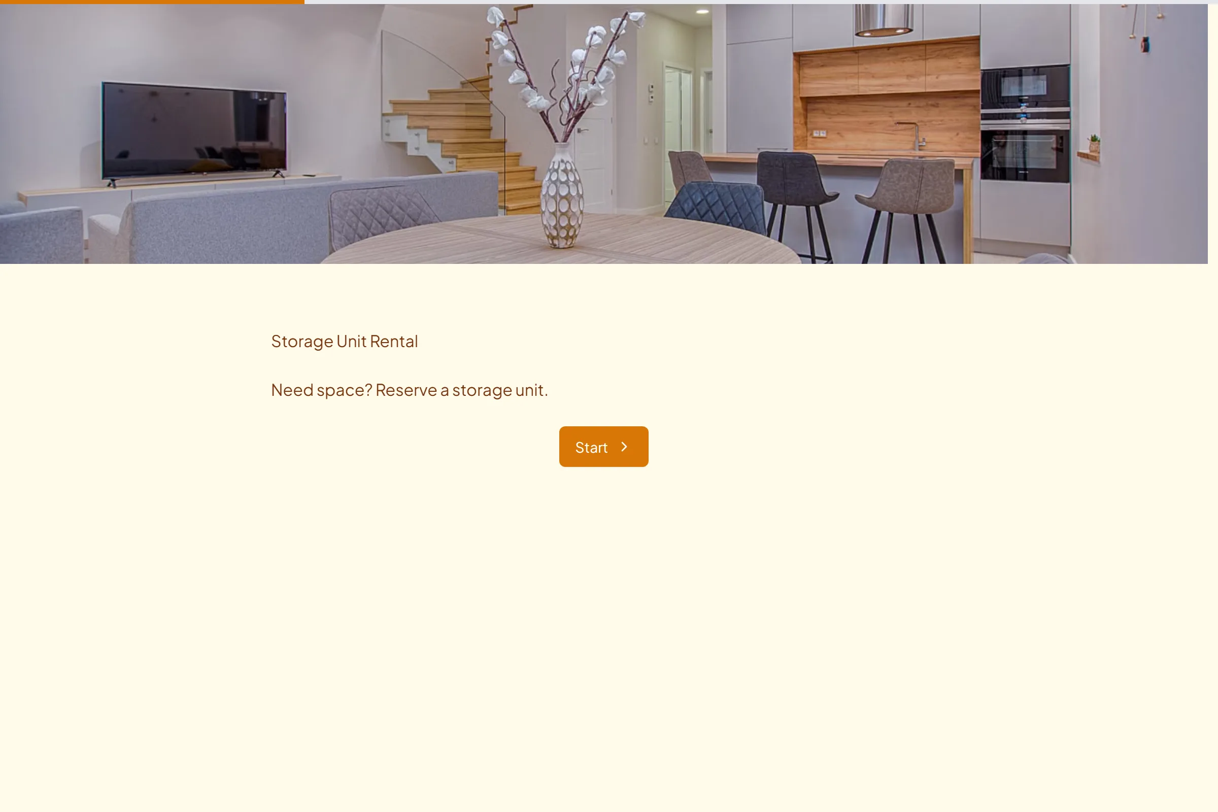 Storage Unit Rental template preview